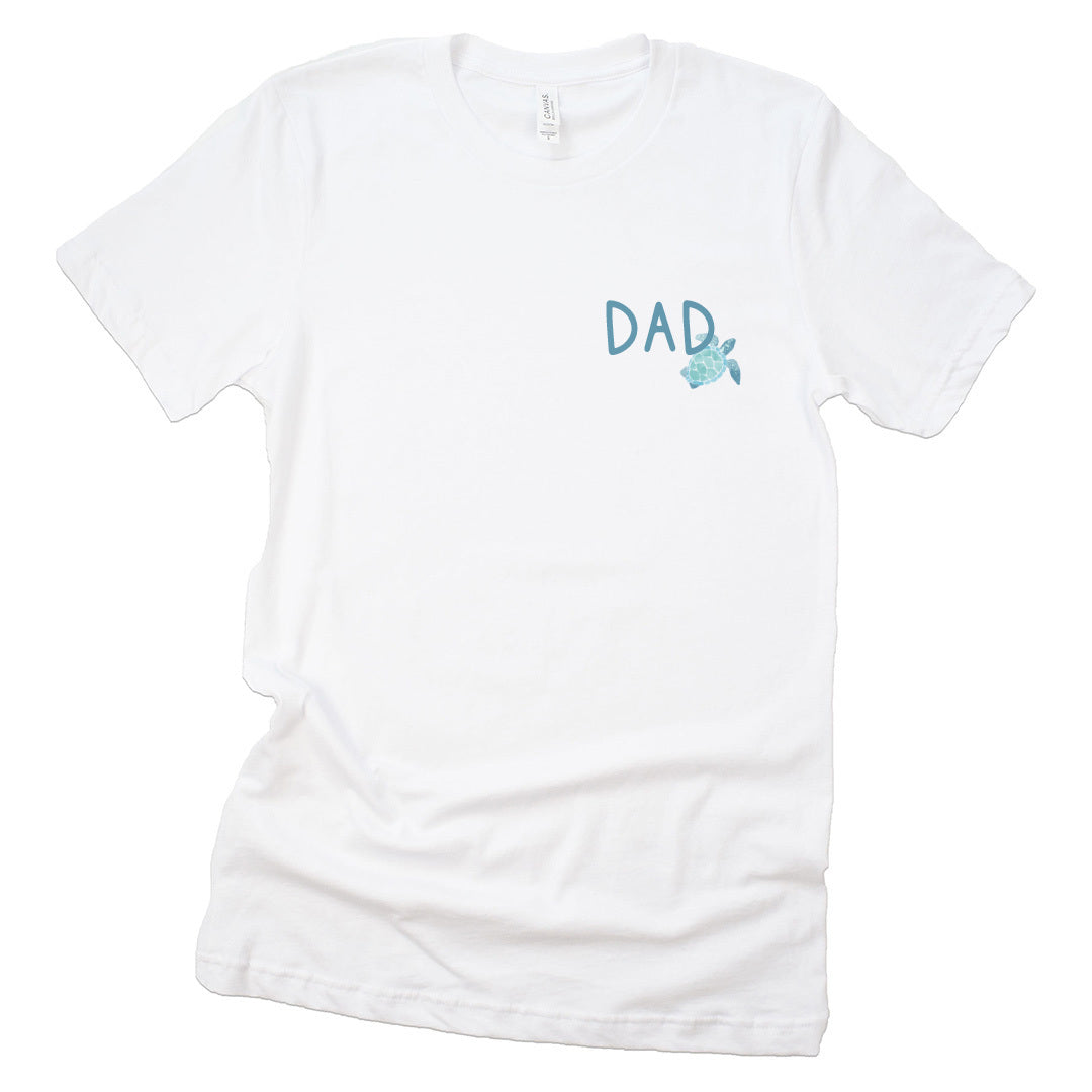  Tropical Turtles Dad Graphic Tee | White、mySite、layawaytickets