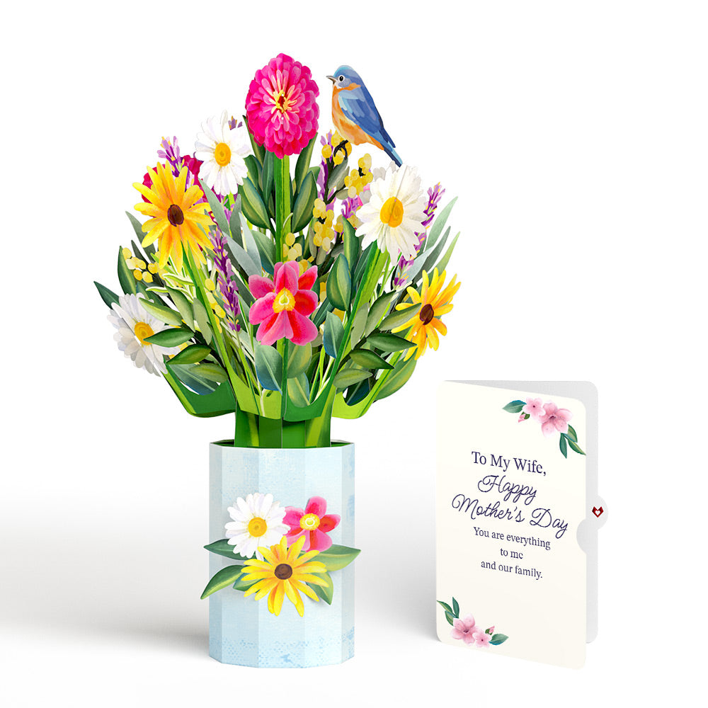 Black-Eyed Susan Mother's Day Bouquet and Sentiment Set for Wife、mySite、solidvoid