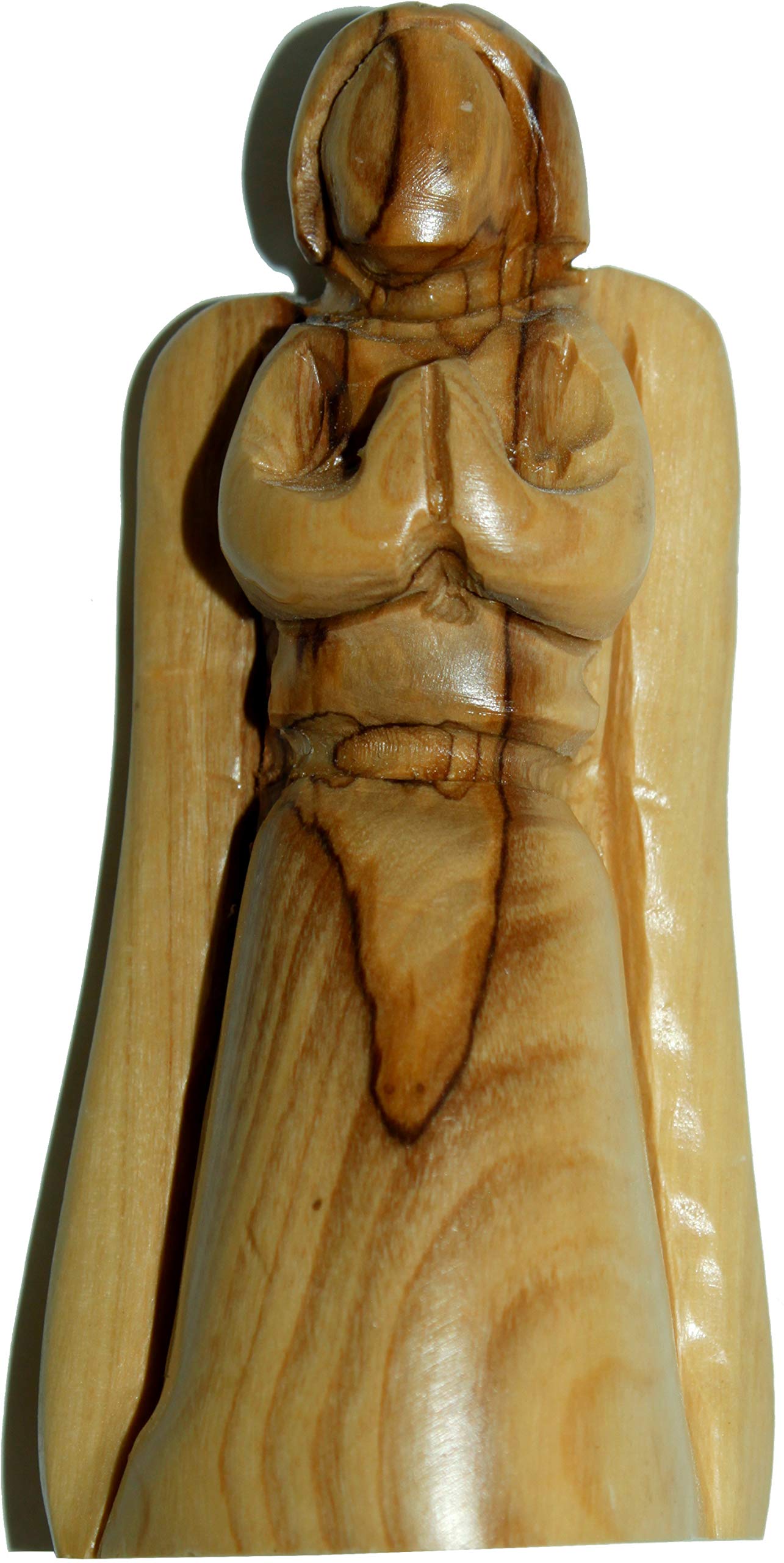 Holy Land Market Olive Wood Praying Angel Handmade in Bethlehem, The Holy Land ( 4.25 Inches )、mySite、topwebapps