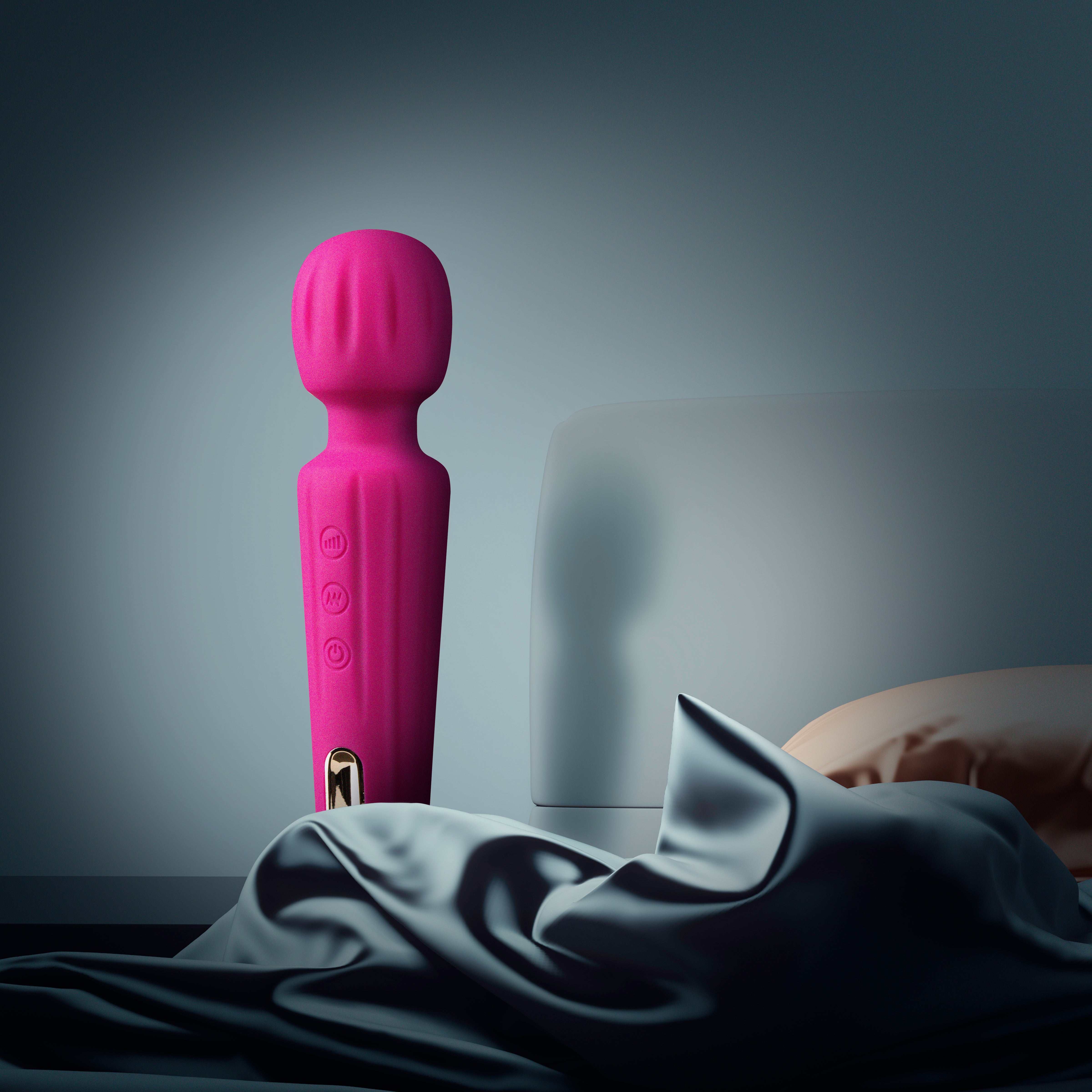 Blush Allana Velvet 20 Function Vibrating Massage Wand With RumboTech™、mySite、bottomscart