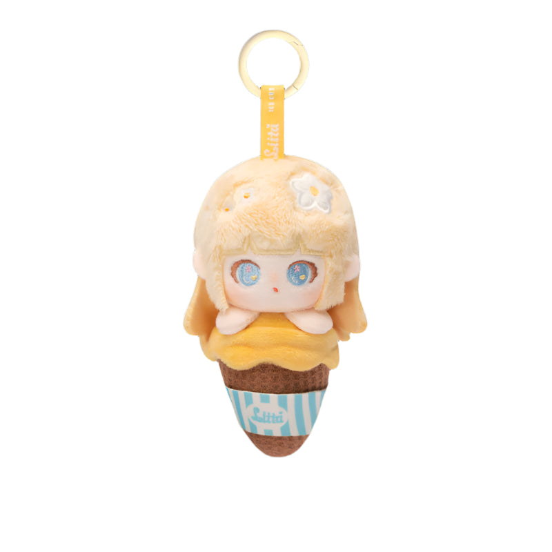  【NEW】TNTSPACE Liita Rainbow Cone Series Plush Keychain、mySite、greenlandpopulation