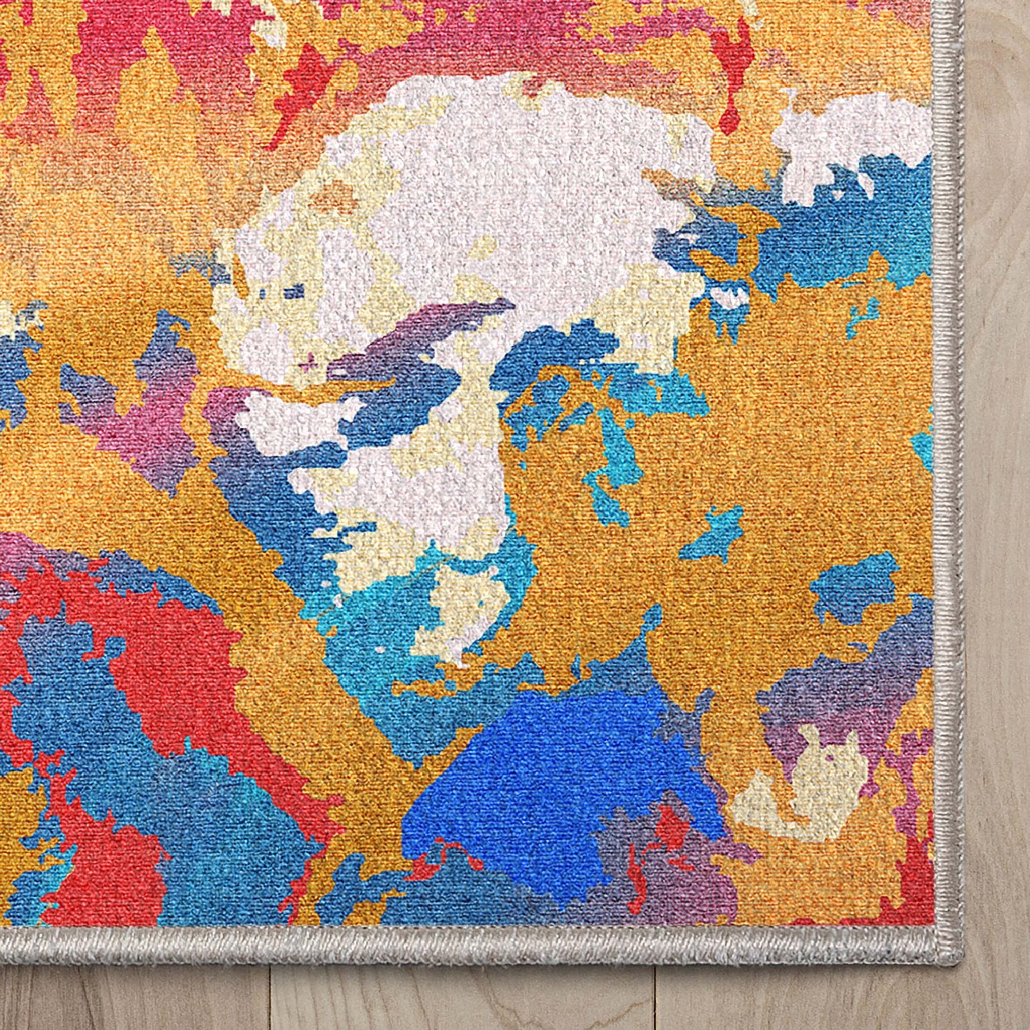 Dunes Abstract Marble Flatweave Rug、mySite、gigharbornorthrealestate