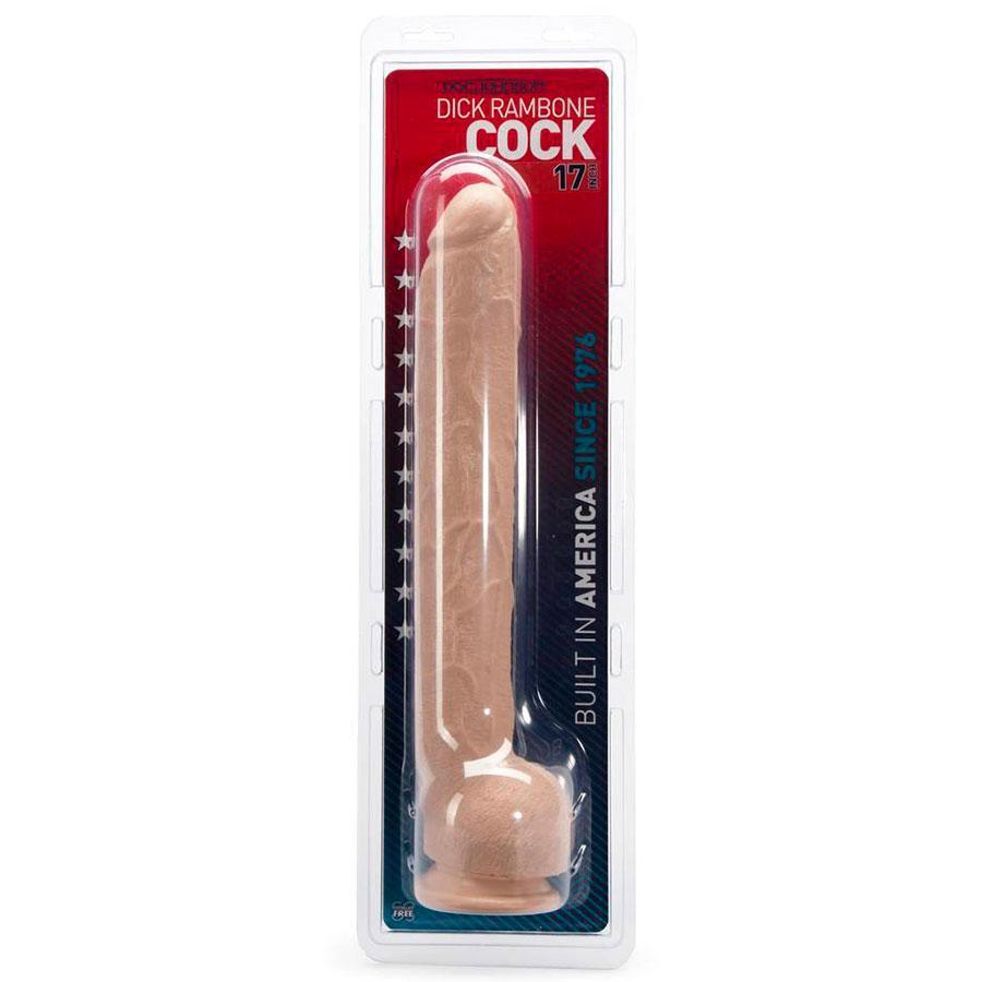 Dick Rambone Dildo | 13.5 Inch Realistic Huge Anal Dildo (Black or White)、mySite、bottomscart