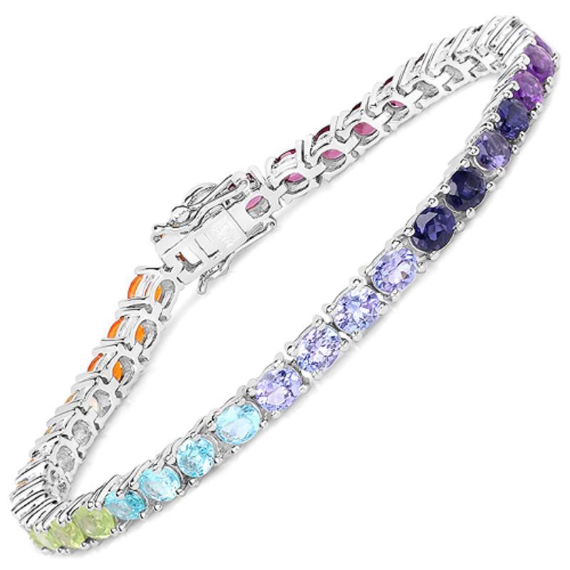 Gemstone Bracelets in Sterling Silver-Amethyst, Sapphire, Peridot and MORE!、mySite、g9winljtr