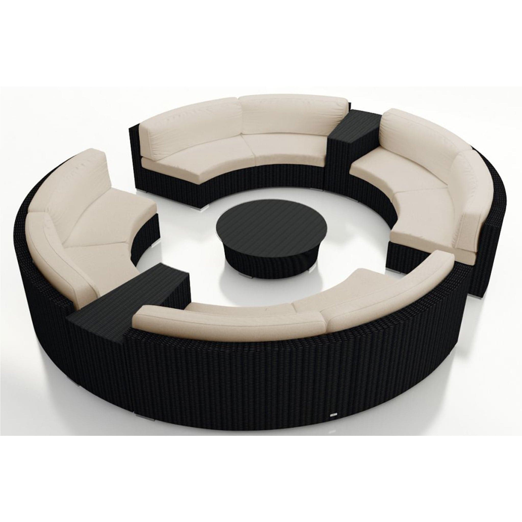 Urbana 7 Piece Curve Sectional Set、mySite、neckold
