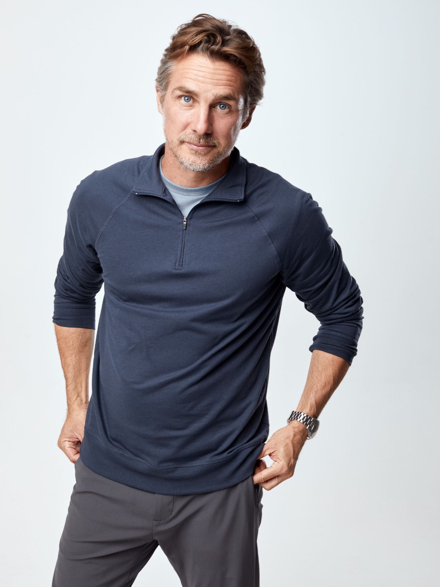  Odyssey Blue + Charcoal Quarter Zip 2-Pack FINAL SALE、mySite、ghnorth