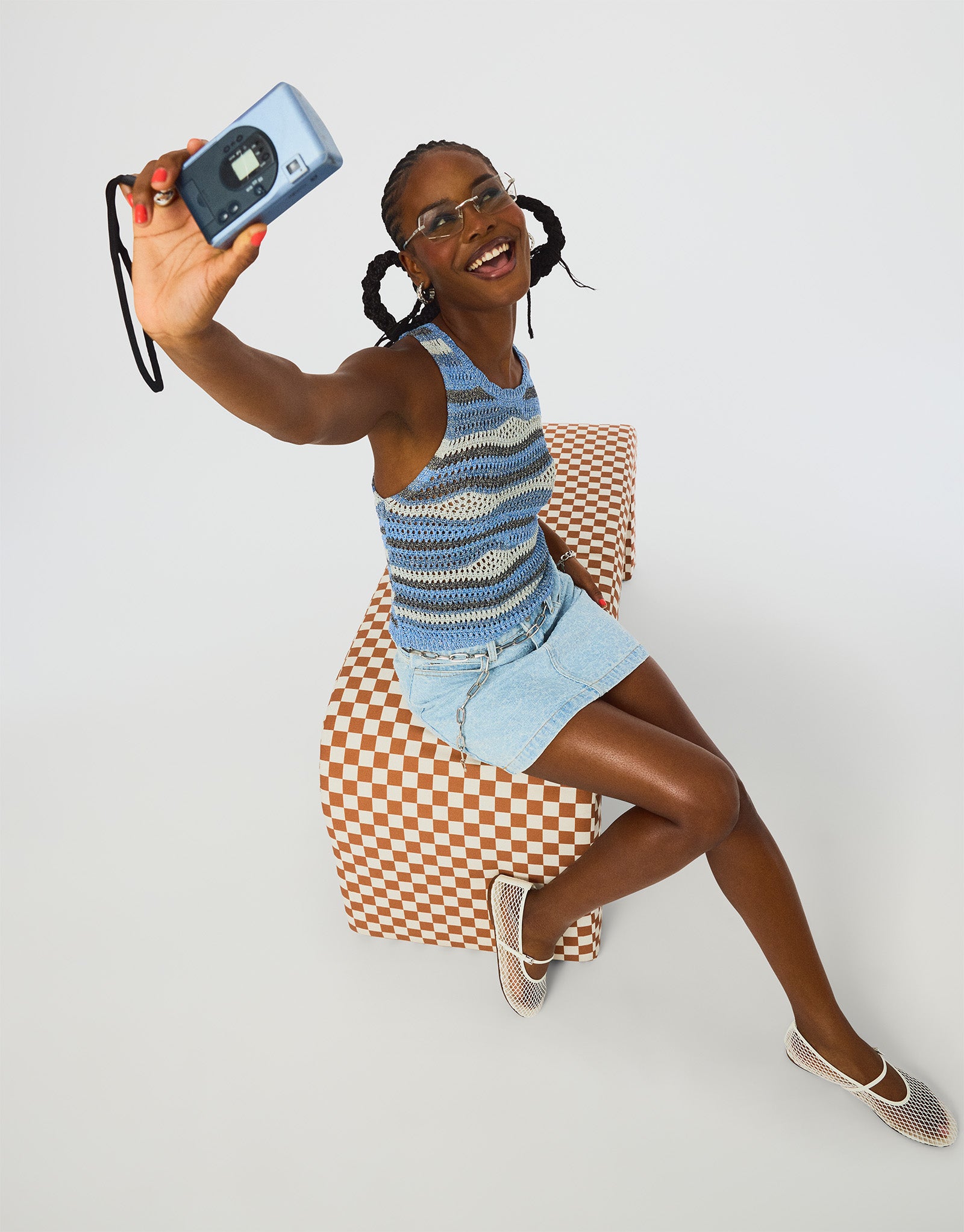 HANNAH TOP BLUE MULTI、mySite、gtrtttuynbv