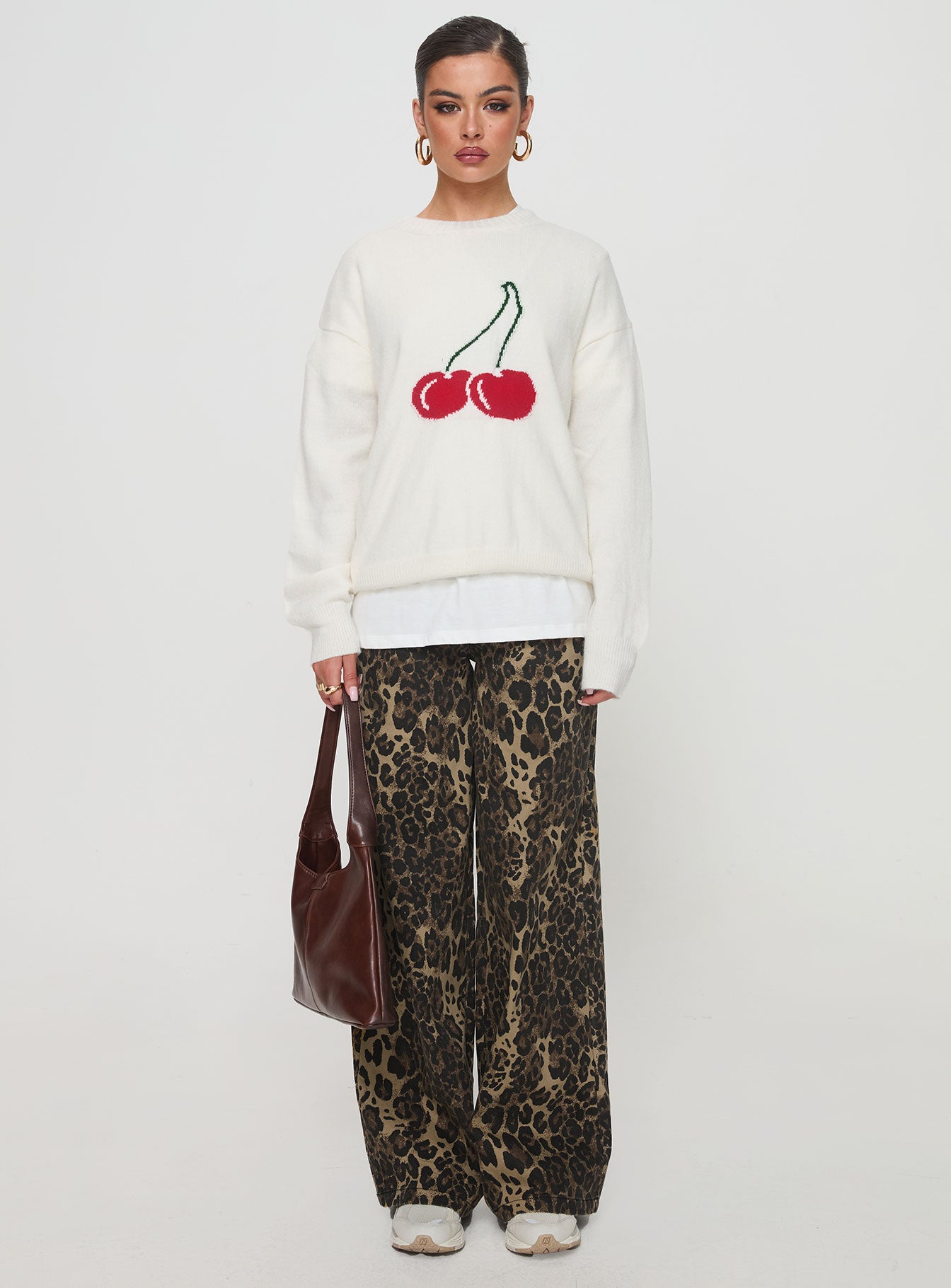 Cherry Dreams Knit Jumper Cream、mySite、solidvoid