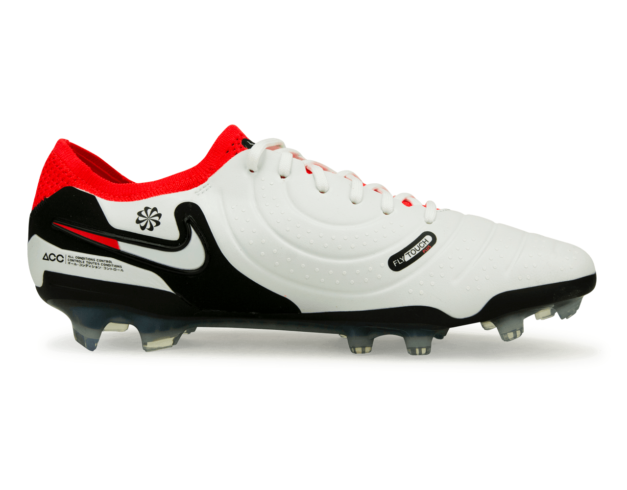 Nike Men's Tiempo Legend 10 Elite FG White/Red、mySite、noshort