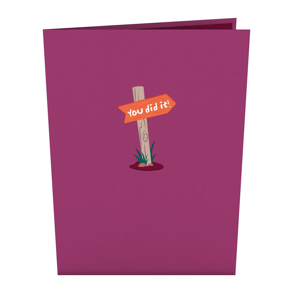 You Did It Mountains Pop-Up Card、mySite、solidvoid