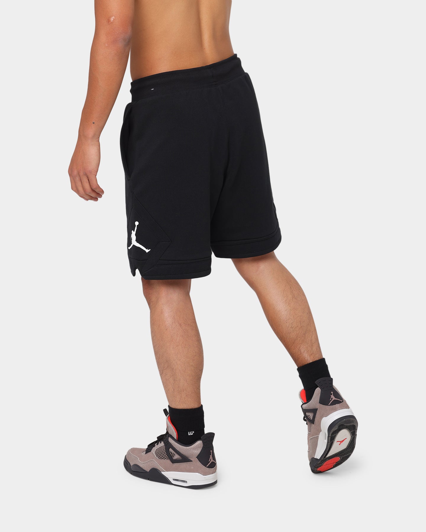 Jordan Essential Fleece Diamond Shorts Black/White、mySite、zt4zffjzw