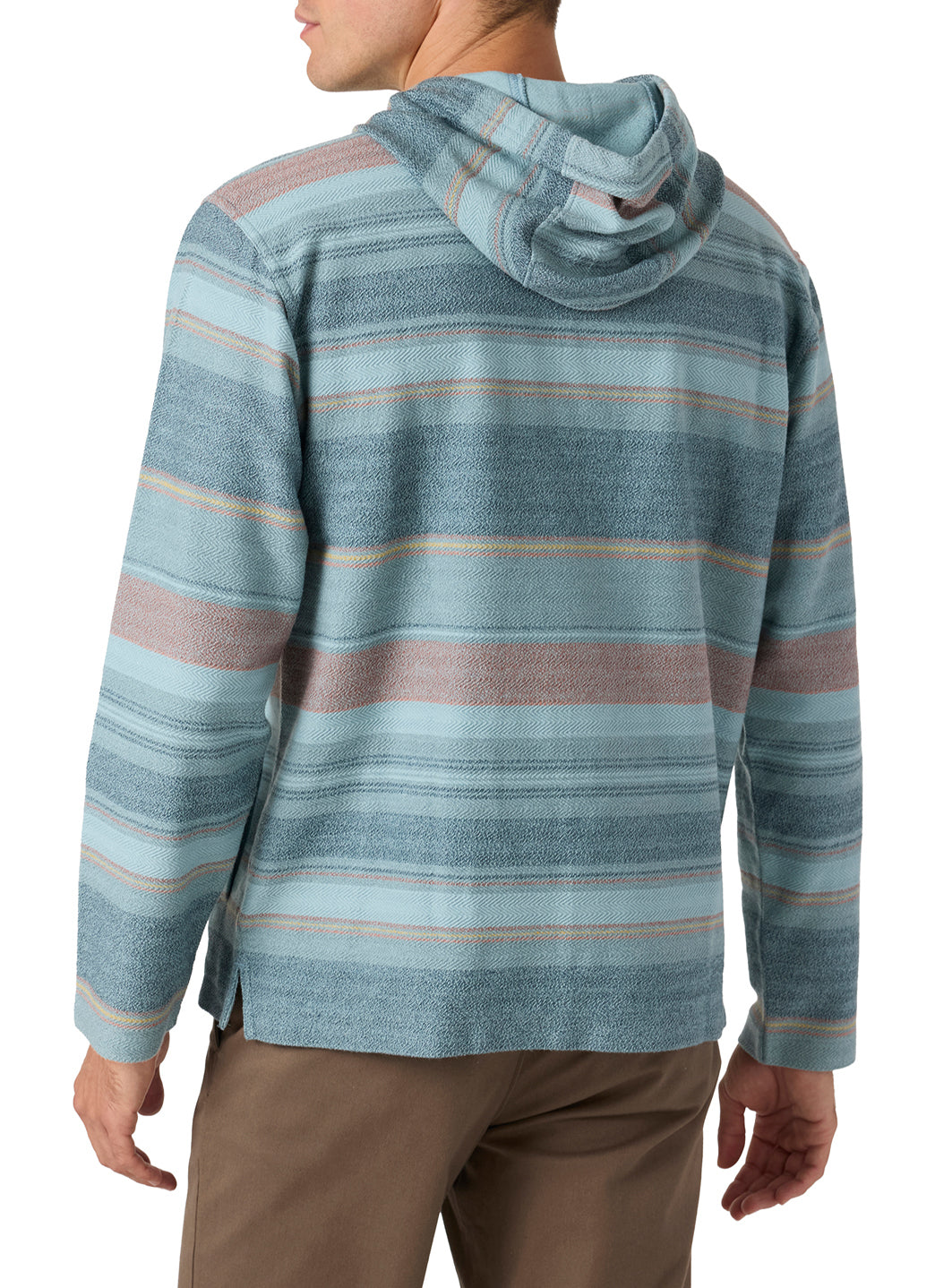 O'Neill Men's Bavaro Stripe Hoodie Poncho、mySite、noshort