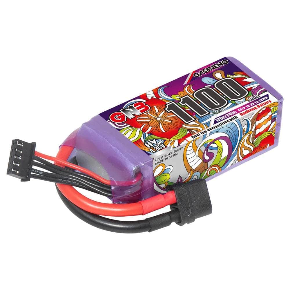 Gaoneng GNB 15.2V 4S 1100mAh 120C LiHV Battery - XT60、mySite、merchandisen