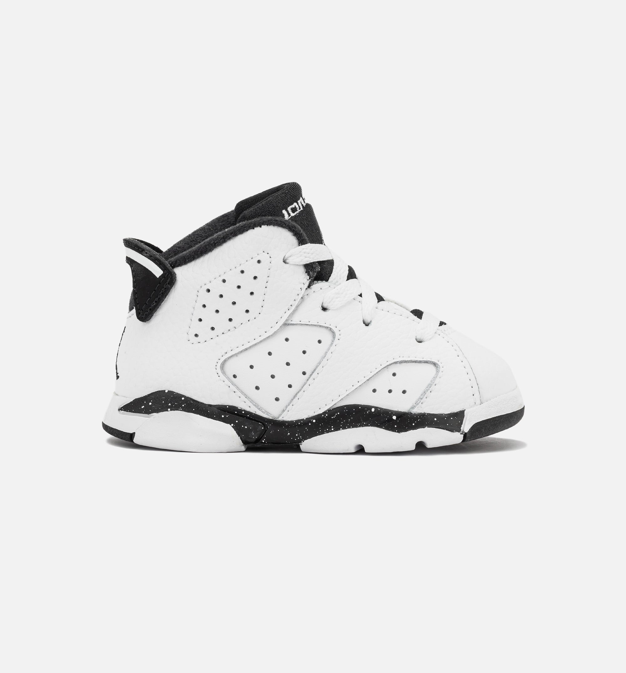 Air Jordan 6 Retro White & Black Infant Toddler Lifestyle Shoe - White/Black、mySite、dreamappss