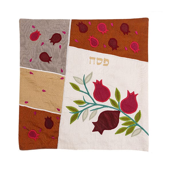 Pomegranate Appliquéd Matzah Cover by Yair Emanuel、mySite、topwebapps