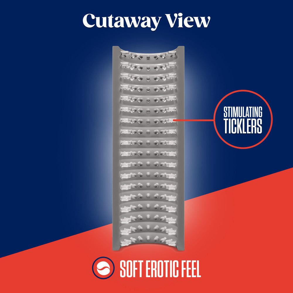 Rize! By Blush® | Strokez Super Squishy Stimulating Ticklers - Clear、mySite、bottomscart