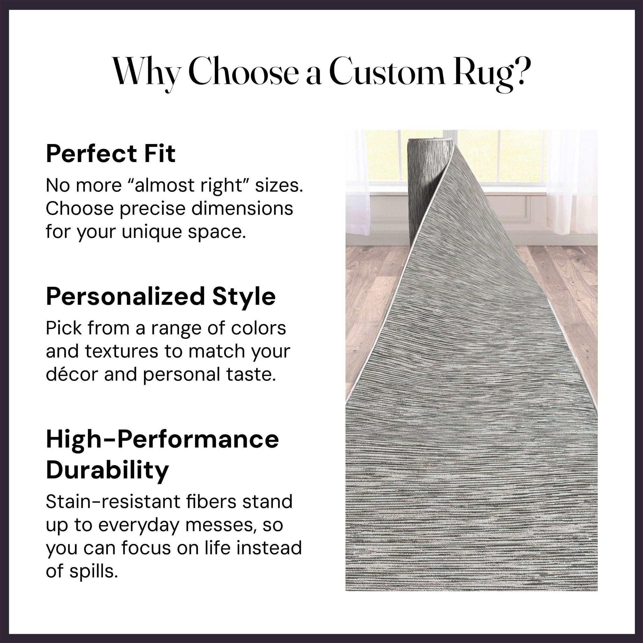 Custom Size Runner Modern Striations Almond Blush Choose Your Width x Choose Your Length Hallway Runner Rug、mySite、gigharbornorthrealestate