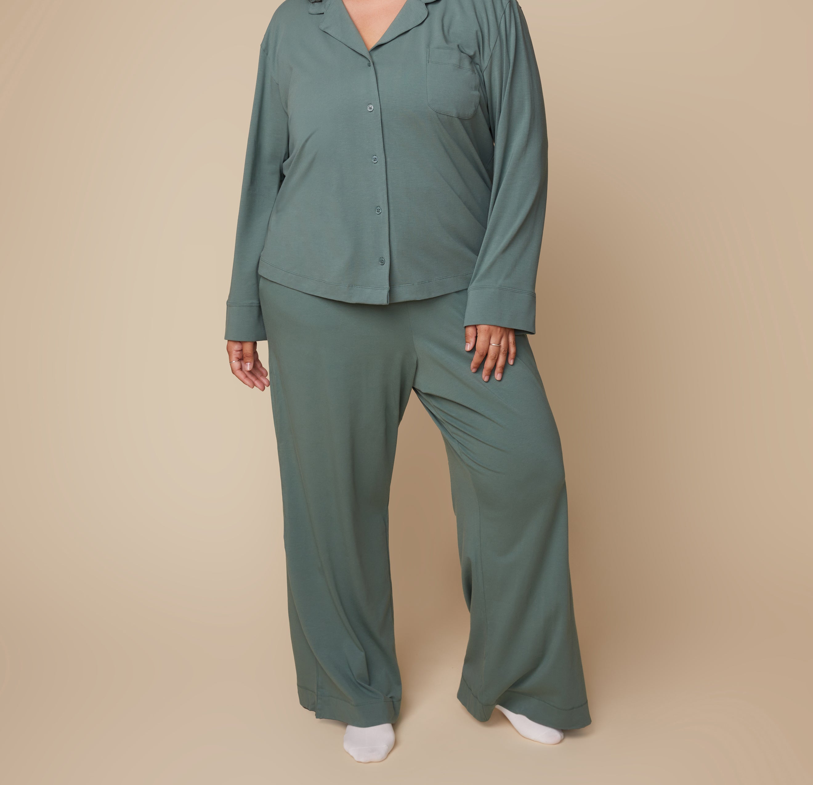 Perfect Pima Pajama Pants - Rainforest、mySite、bengalsvssteelers