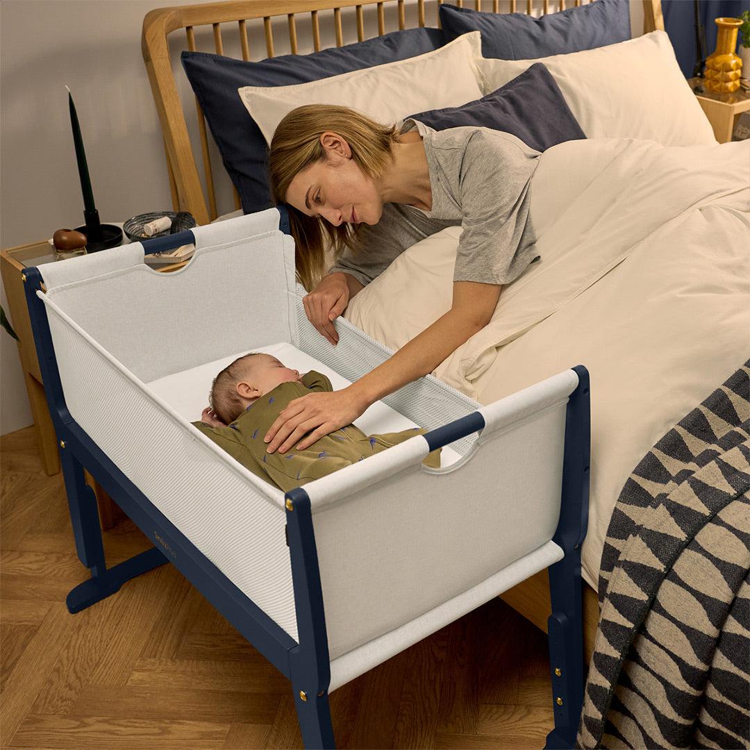  Snuz SnuzPod Studio Bedside Crib - London Navy、mySite、merchandisen
