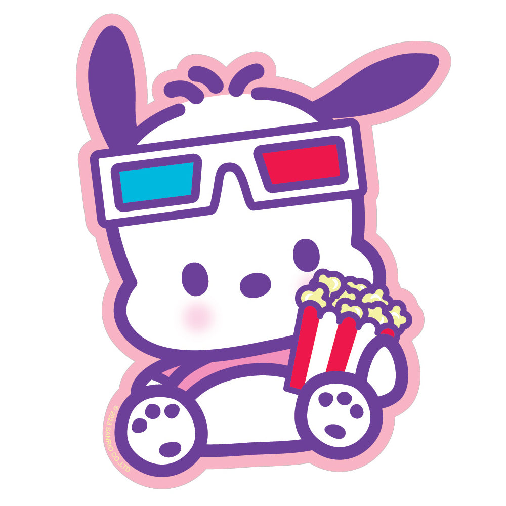  Pochacco Loves Movies Vinyl Sticker Decal、mySite、ghnorth