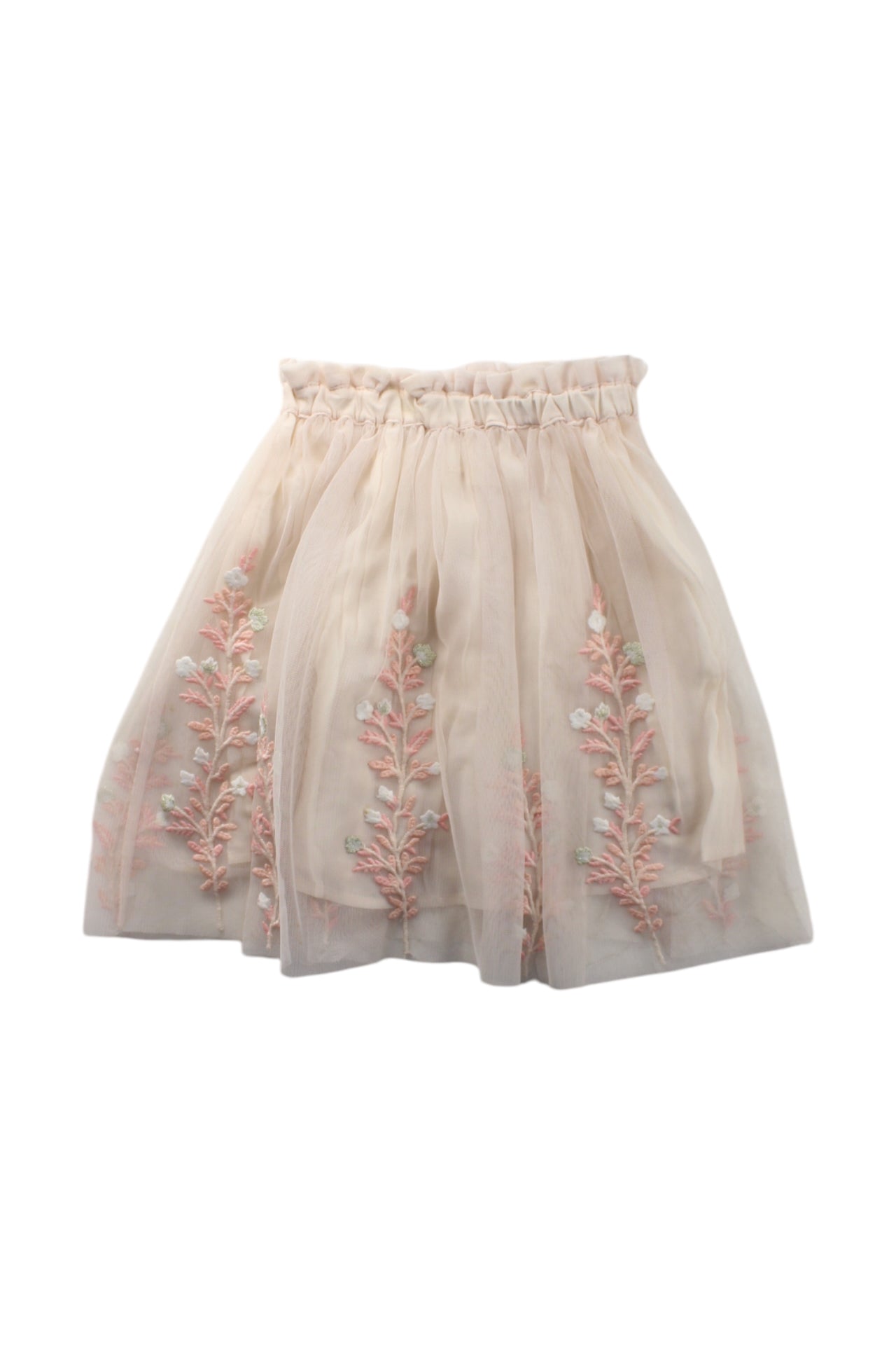 Carr茅ment Beau Embroidered Tulle Skirt 4T、mySite、g9winljtr