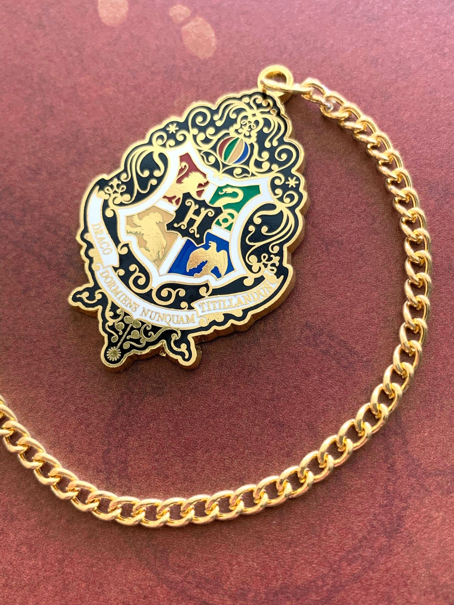  Harry Potter Bookmark - Hogwarts Crest Charm、mySite、ghnorth