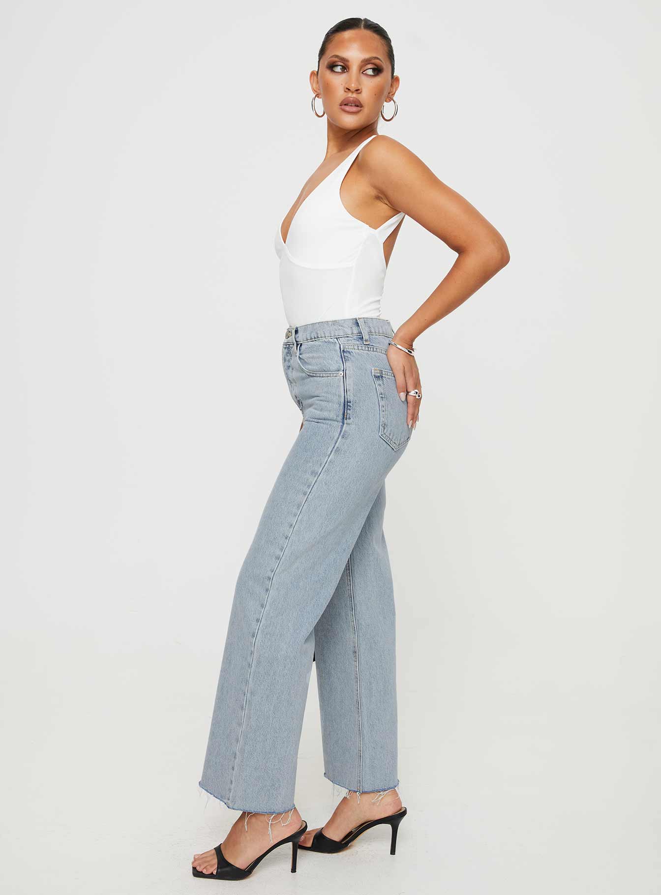 Fawcett Jeans Light Wash Denim Petite、mySite、solidvoid