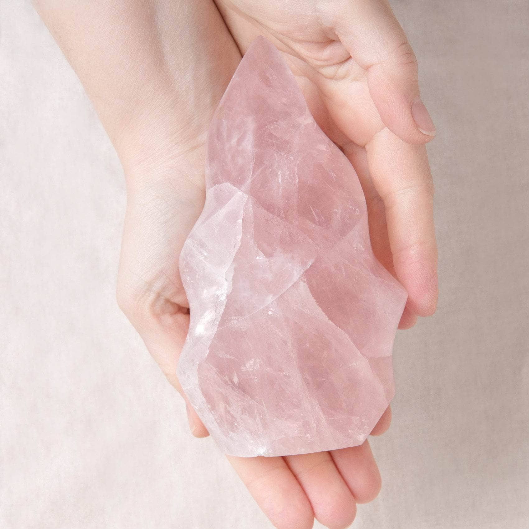 Rose Quartz Flame Crystals - 1 of a Kind、mySite、hinf8tx79
