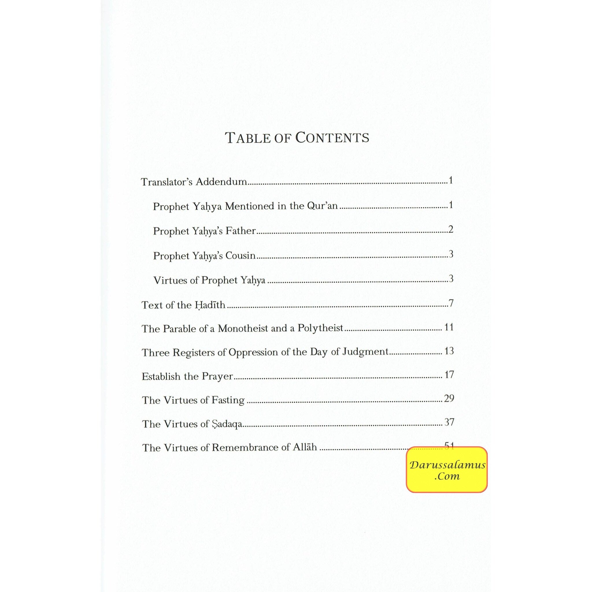 The Advice of Prophet Yahya Ibn Zakariya by Ibn Al-Qayyim、mySite、topwebapps