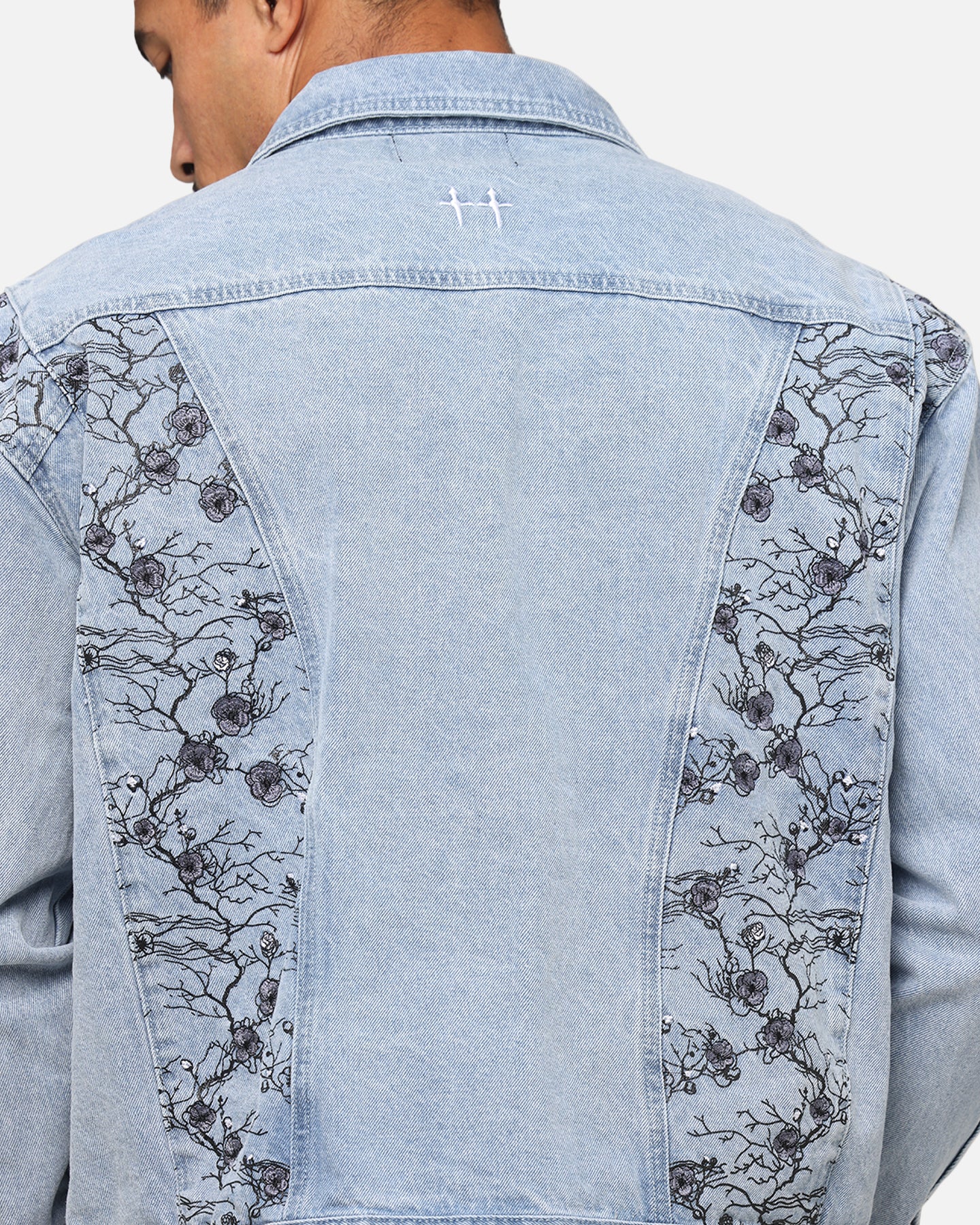 Saint Morta Poison Ivy Panel Denim Jacket Mid Blue、mySite、zt4zffjzw