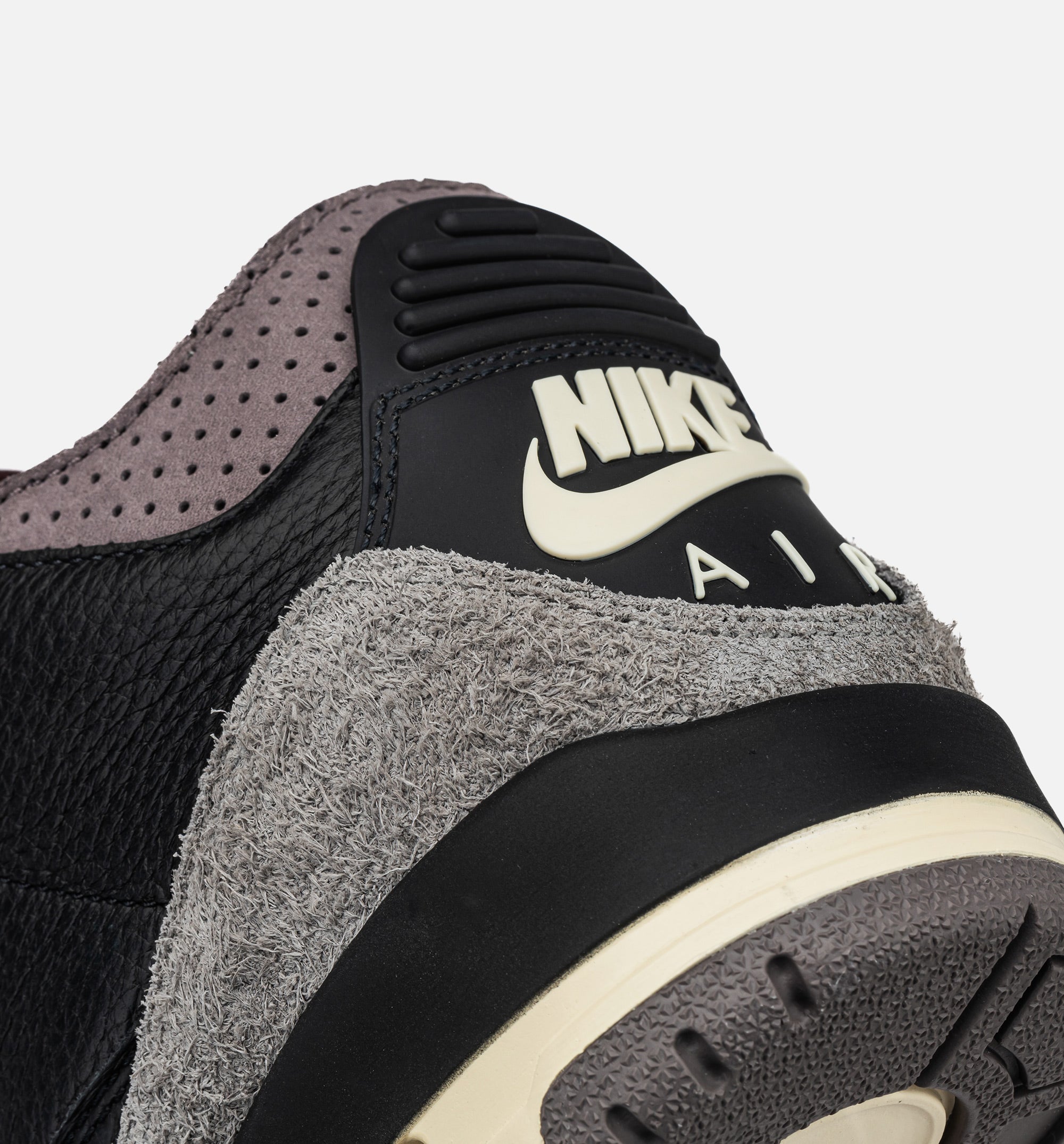 Air Jordan 3 x A Ma Maniére Black and Flat Pewter Womens Lifestyle Shoe - Black/Black/Flat Pewter/Violet Ore Limit One Per Customer、mySite、dreamappss