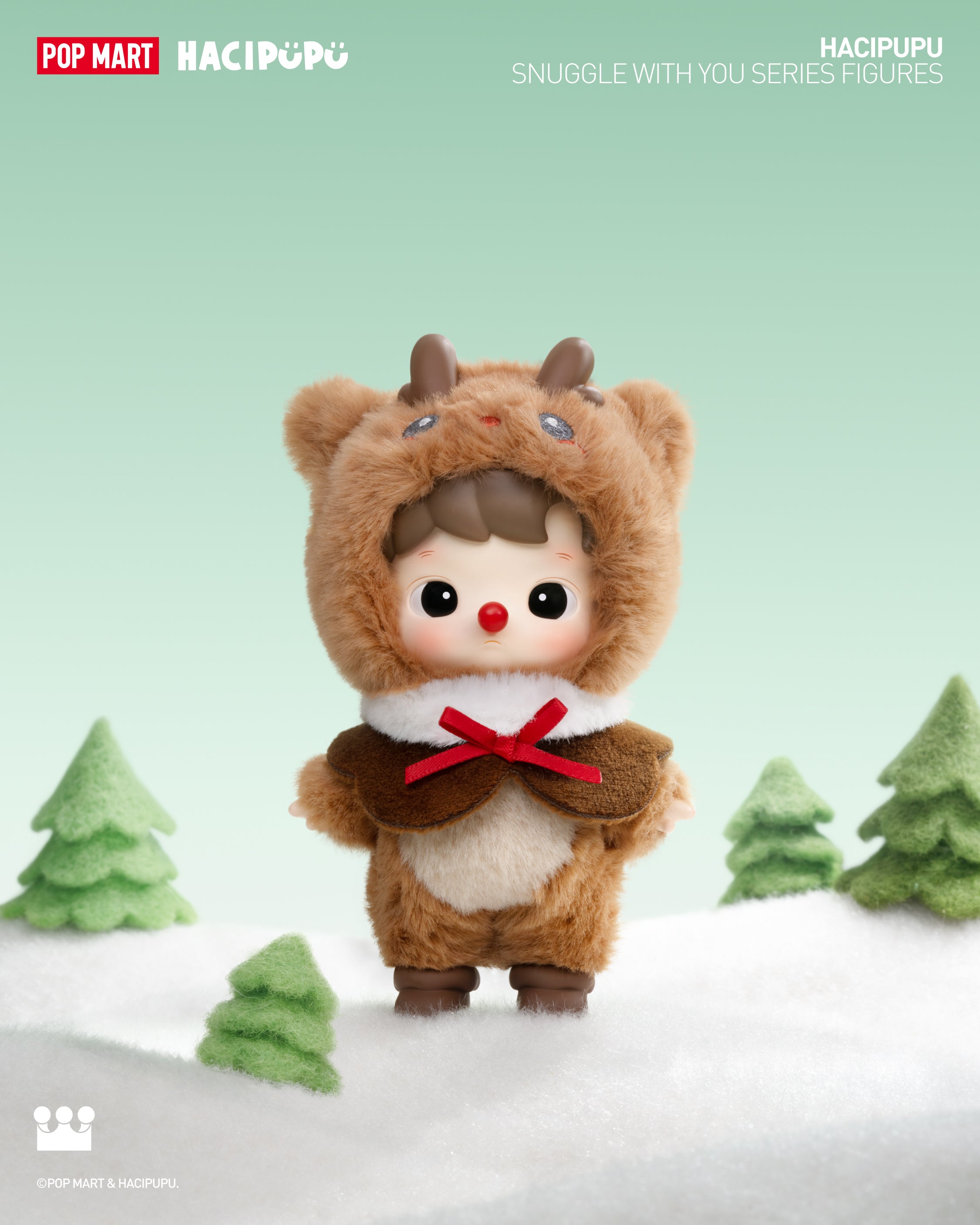  POP MART HACIPUPU Snuggle With You Series Figures、mySite、greenlandpopulation