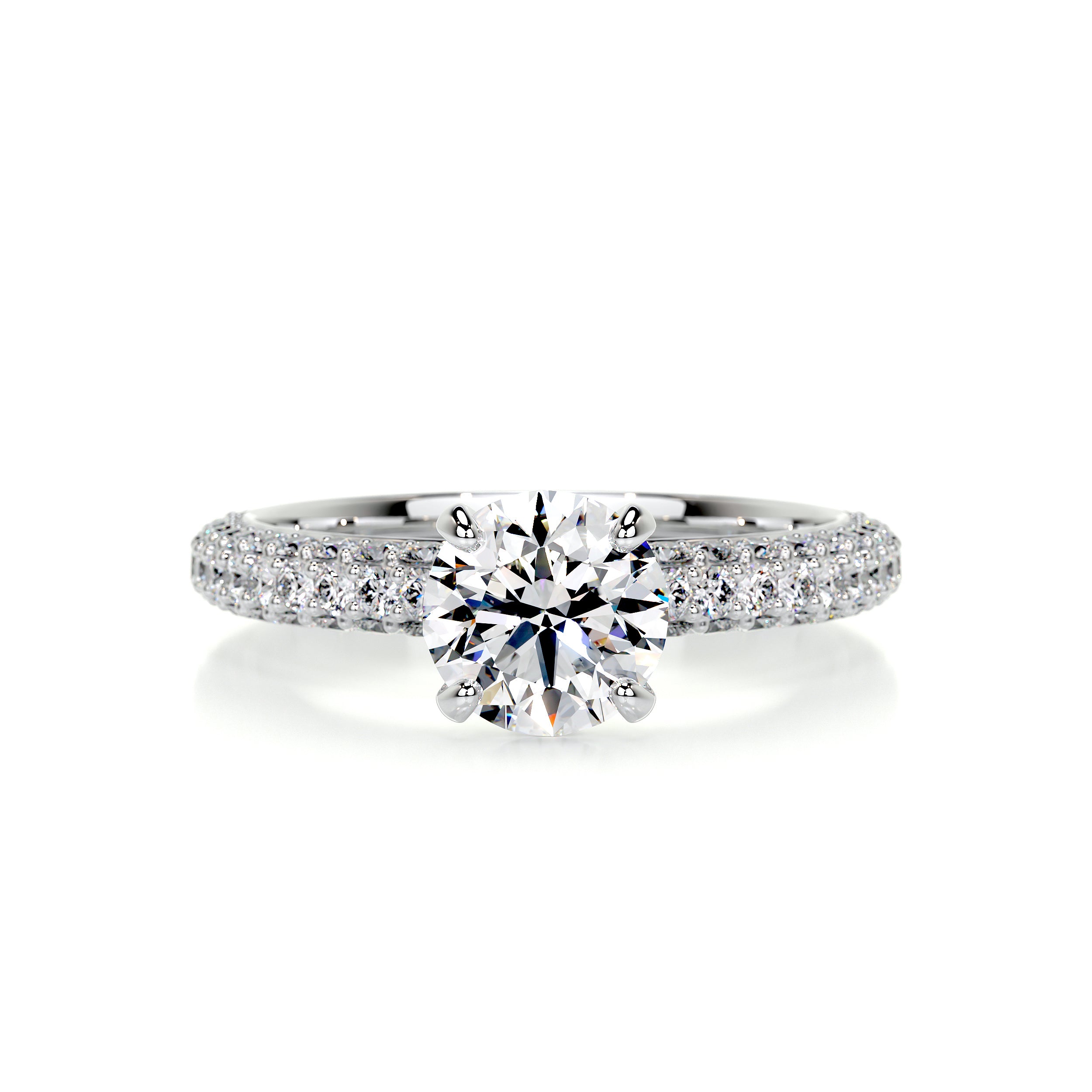 Lillian Diamond Engagement Ring -14K White Gold、mySite、hinf8tx79