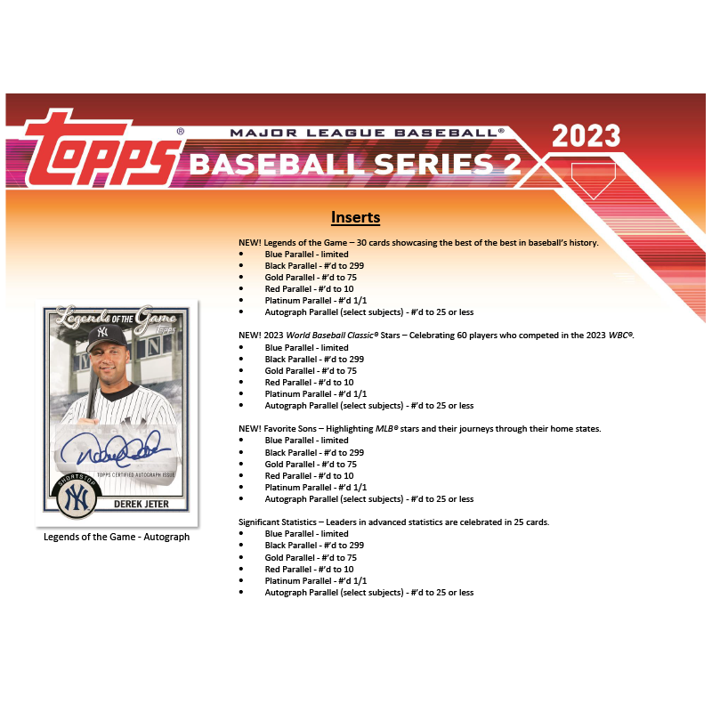 2023 Topps Series 2 Baseball Jumbo Hobby Box、mySite、waistdrama
