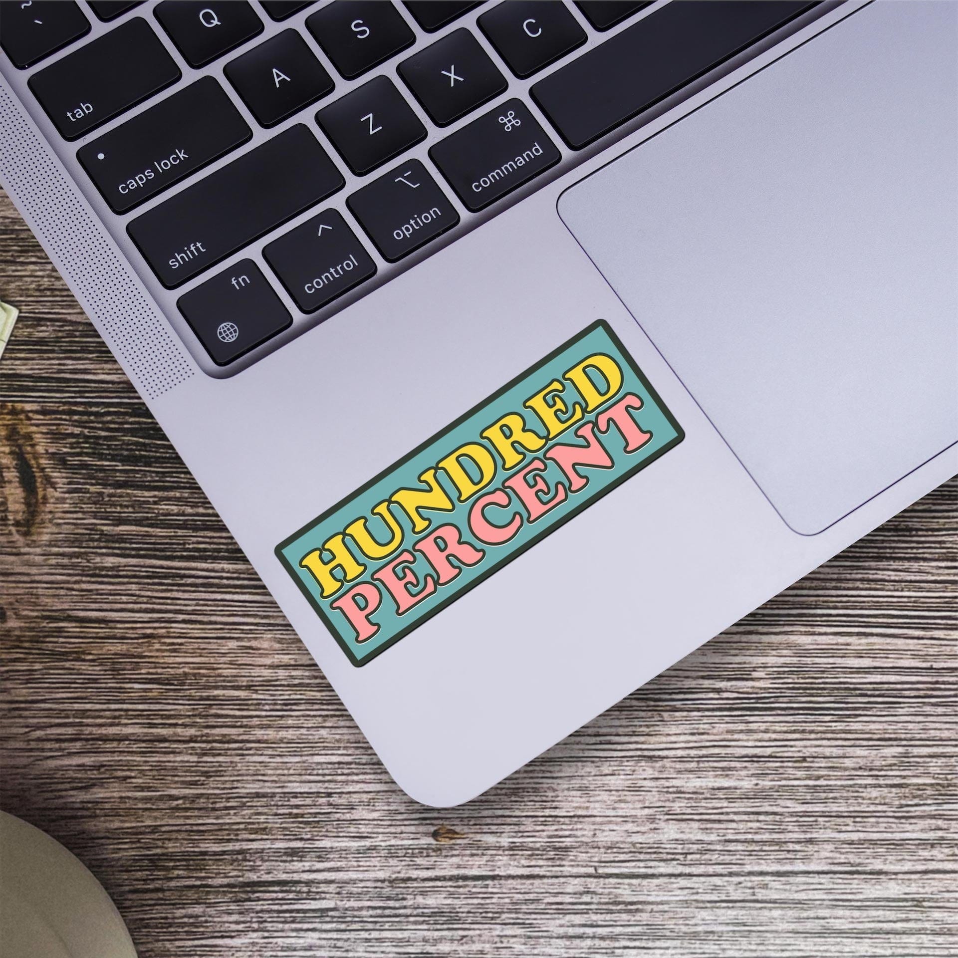  Hundred Percent, lettering in black box, yellow and pink sticker、mySite、elrpsem3k