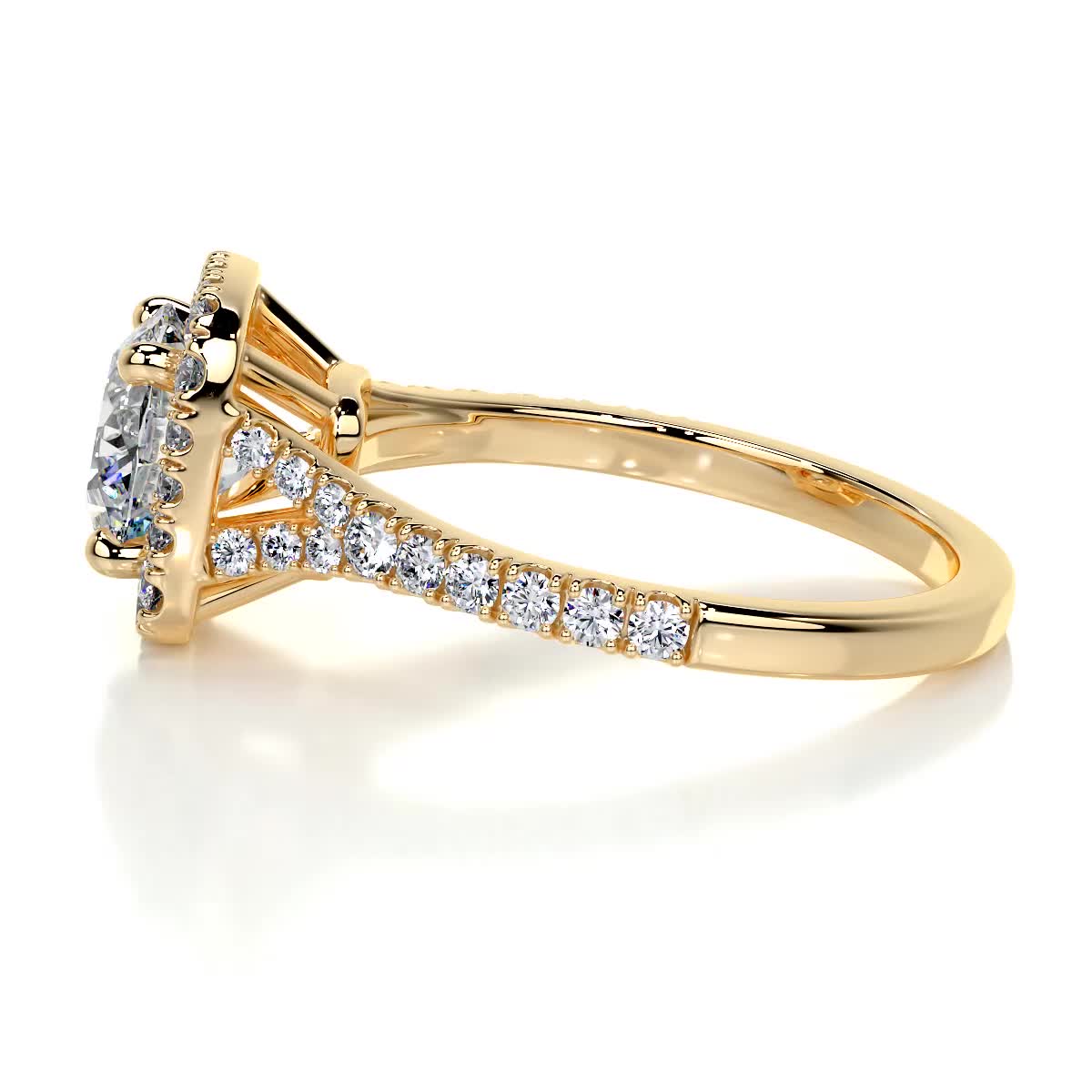 Addison Diamond Engagement Ring -18K Yellow Gold、mySite、hinf8tx79