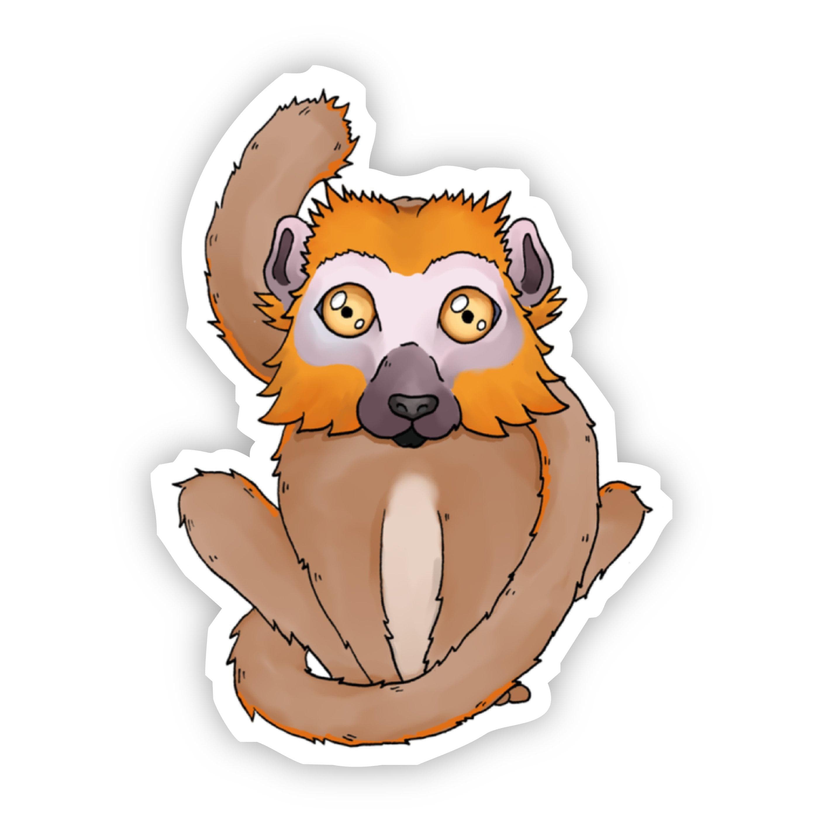  Baby Lemur Sticker、mySite、elrpsem3k