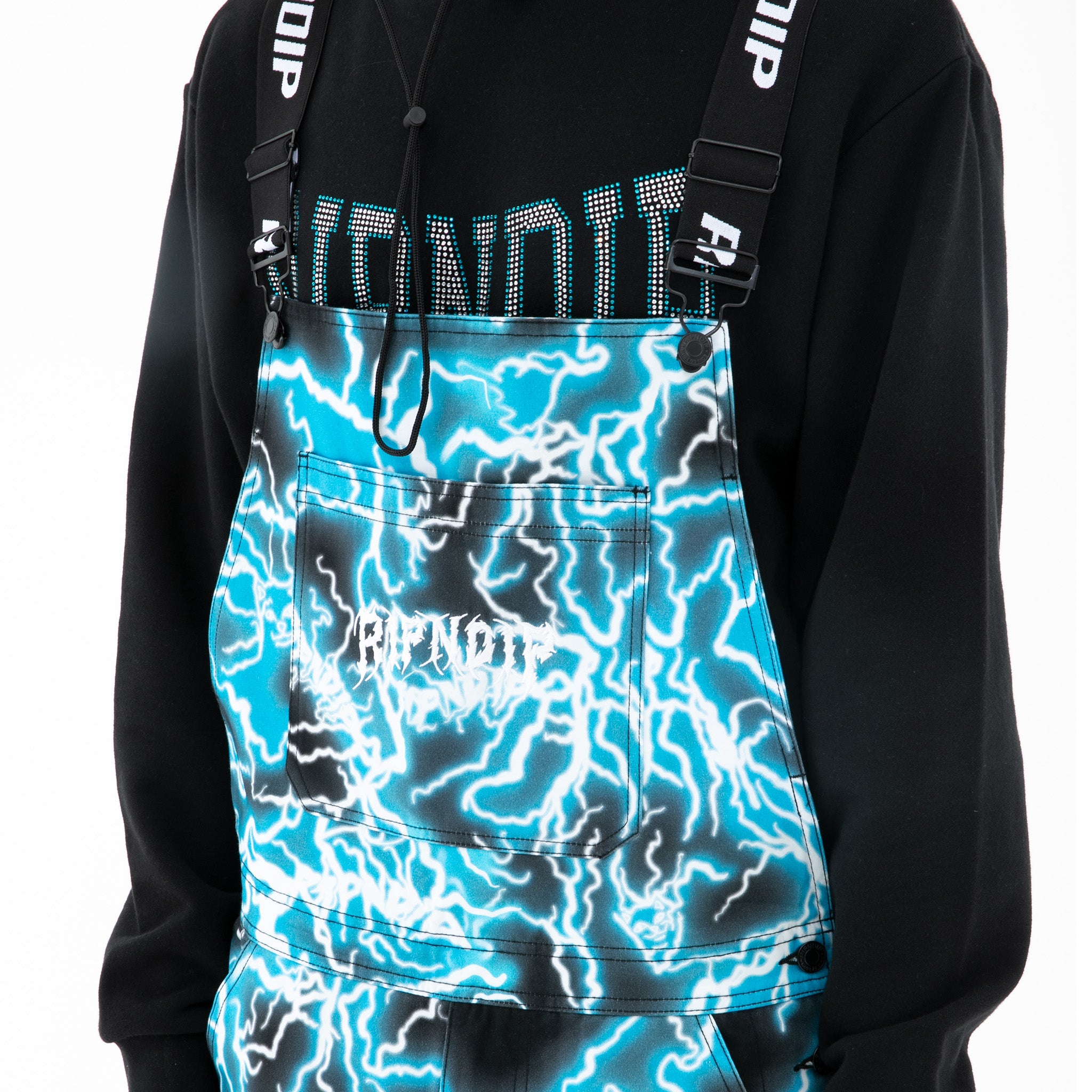  Nikola Twill Overalls (Black/Blue)、mySite、merchandisen