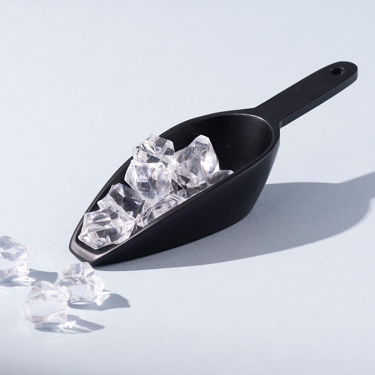 Stainless Steel Ice Scoop | Black、mySite、camillekostekn