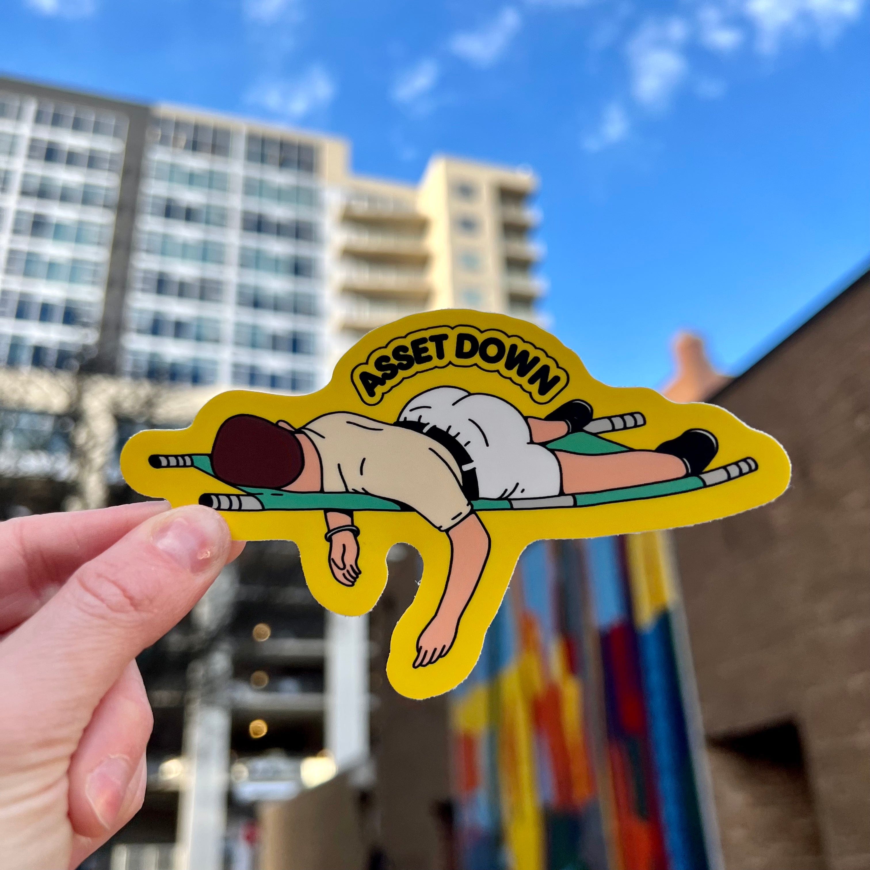  Asset Down Frankie Lapenna Sticker、mySite、ghnorth