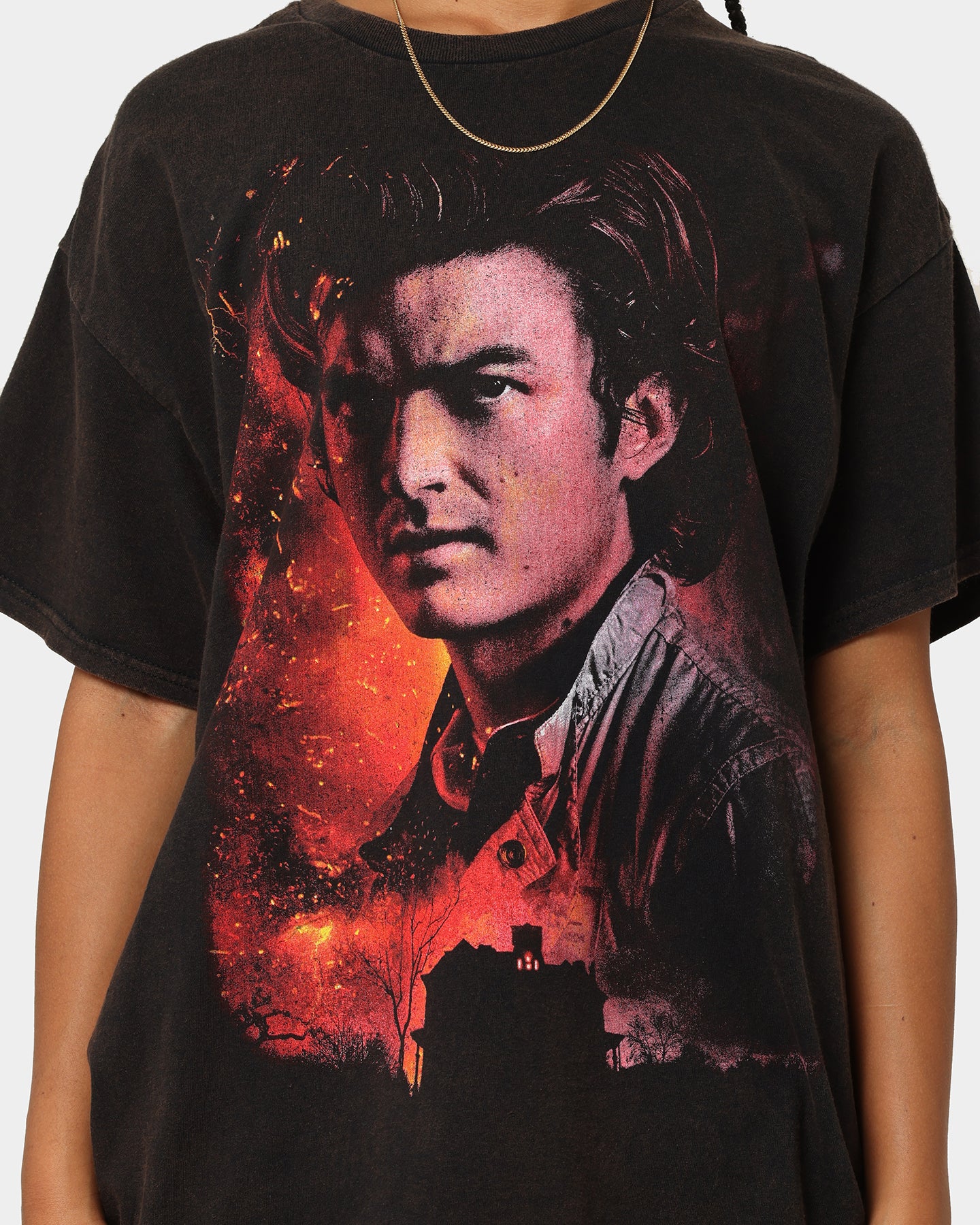 Goat Crew X Stranger Things Steve Vintage T-Shirt Black Wash、mySite、zt4zffjzw