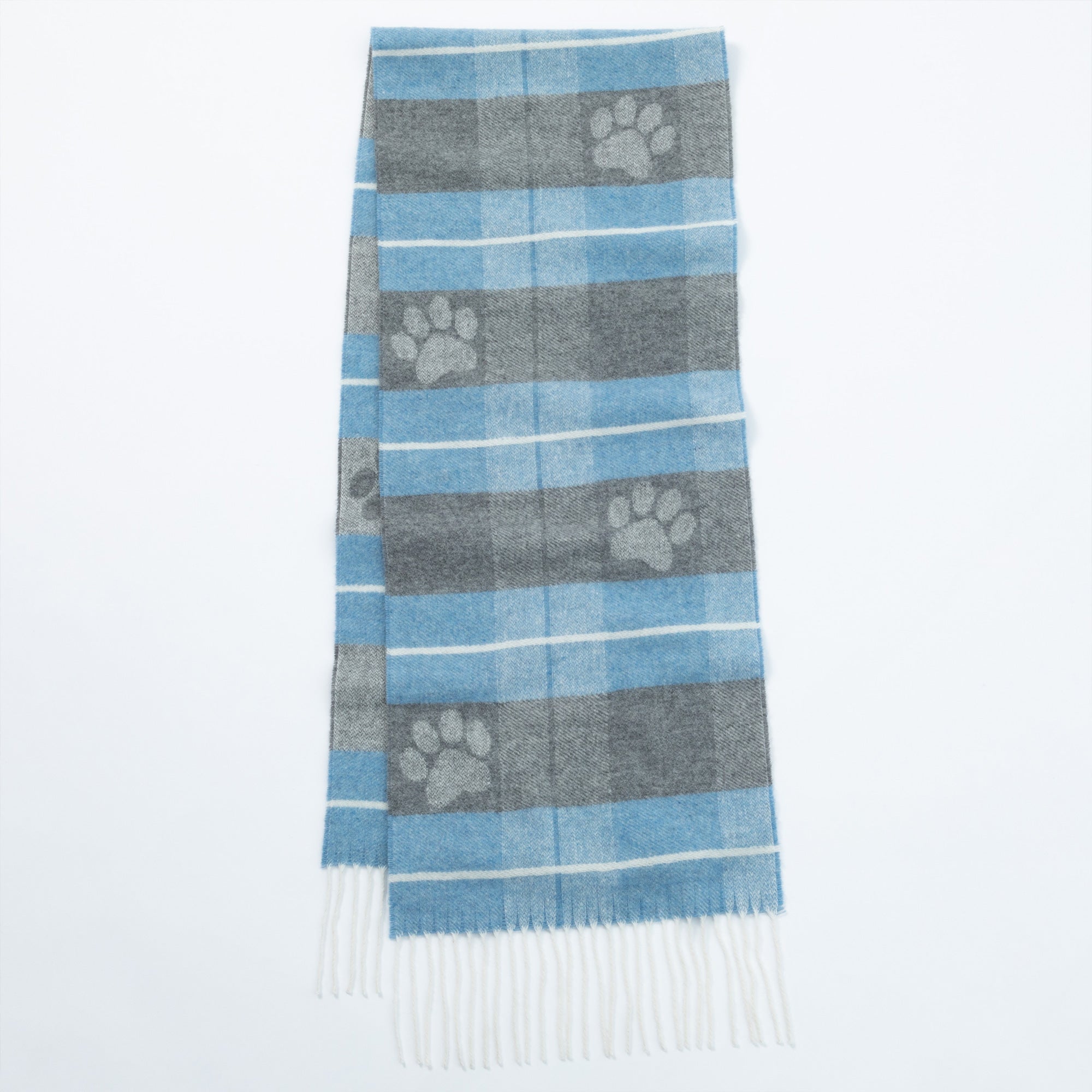 Ukrainian Merino Wool & Cashmere Paw Plaid Scarf、mySite、camillekostekn