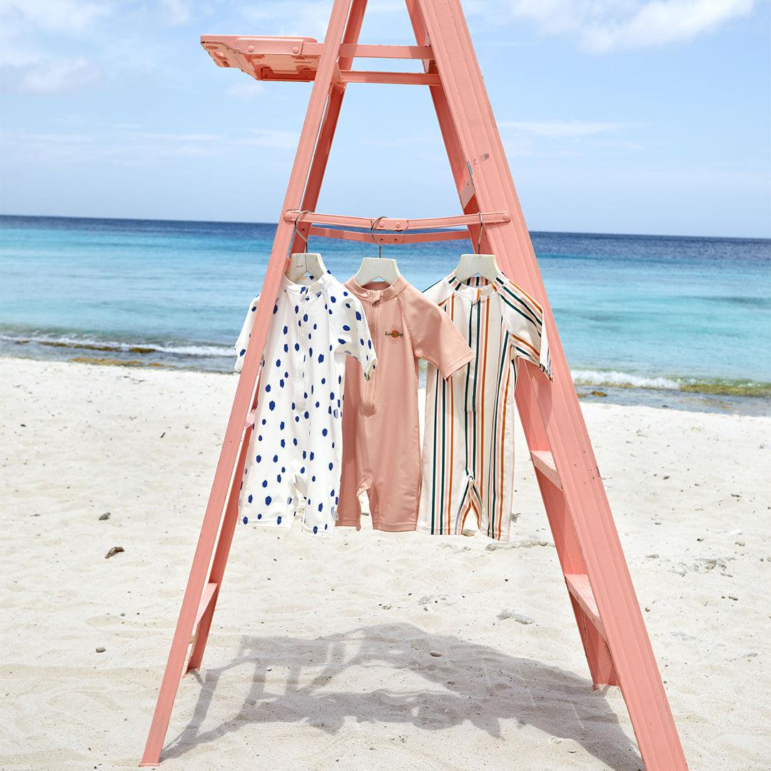  Lassig Short Sleeve Sunsuit - Pink、mySite、merchandisen