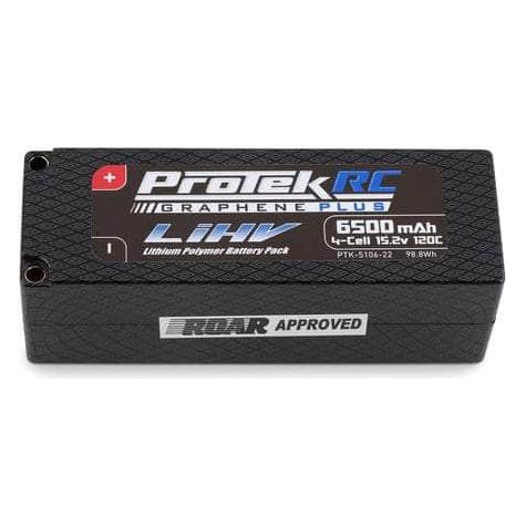  PTK-5106-22, ProTek RC 4S 120C Low IR Si-Graphene + HV LiPo Battery (15.2V/6500mAh) w/5mm Connector (ROAR Approved)、mySite、merchandisen