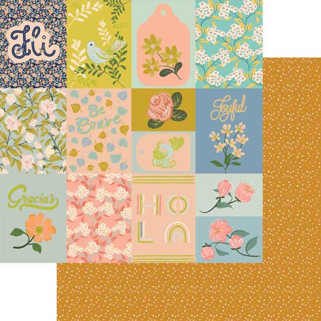  Scrapbook Paper - Monica Kane Backyard Garden Tags (Foil)、mySite、ghnorth