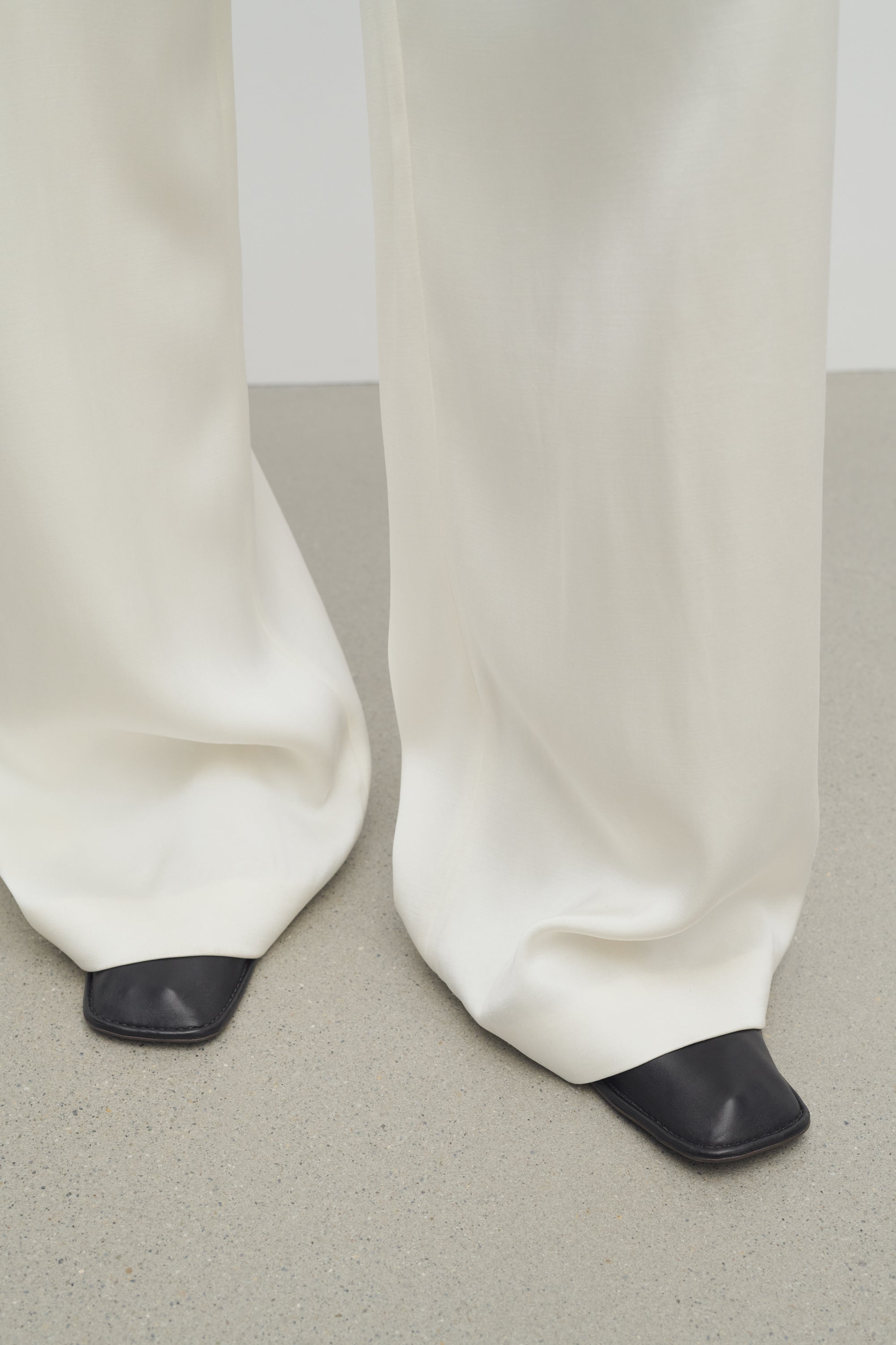 Square Ballet Flat in Leather、mySite、aoinhome