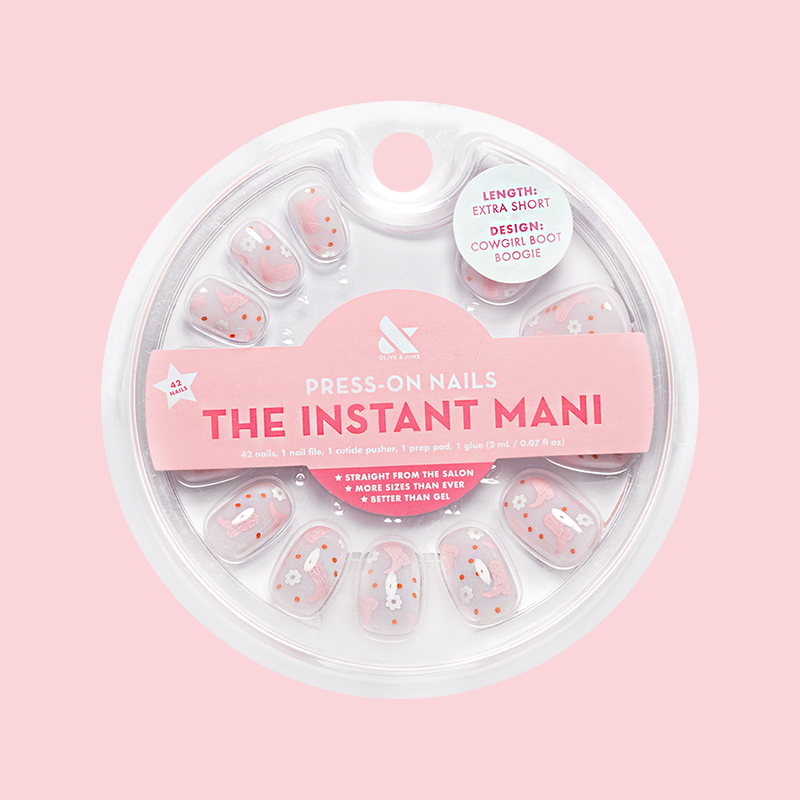 Cowgirl Boot Boogie - Press-On | Extra Short | Round、mySite、solidvoid