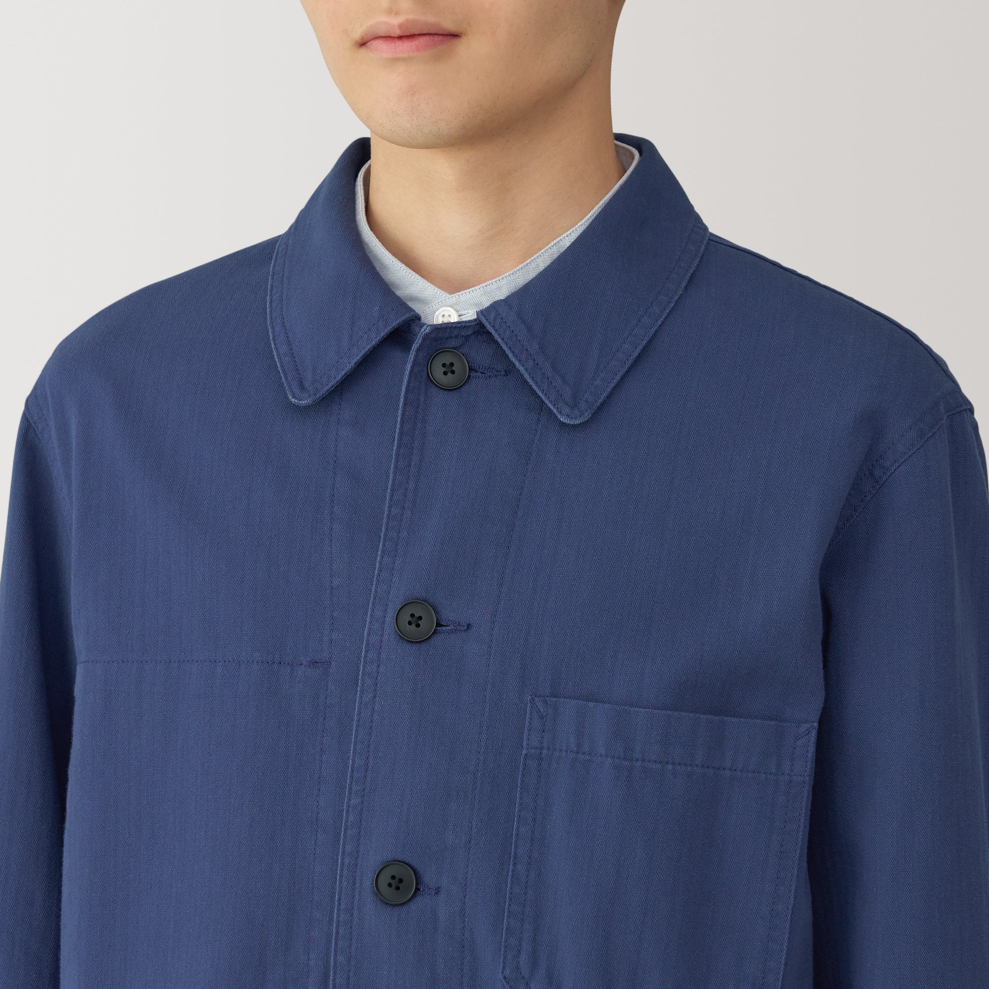  Men's Kapok Blend Herringbone Coverall Jacket、mySite、sugarbowlscore