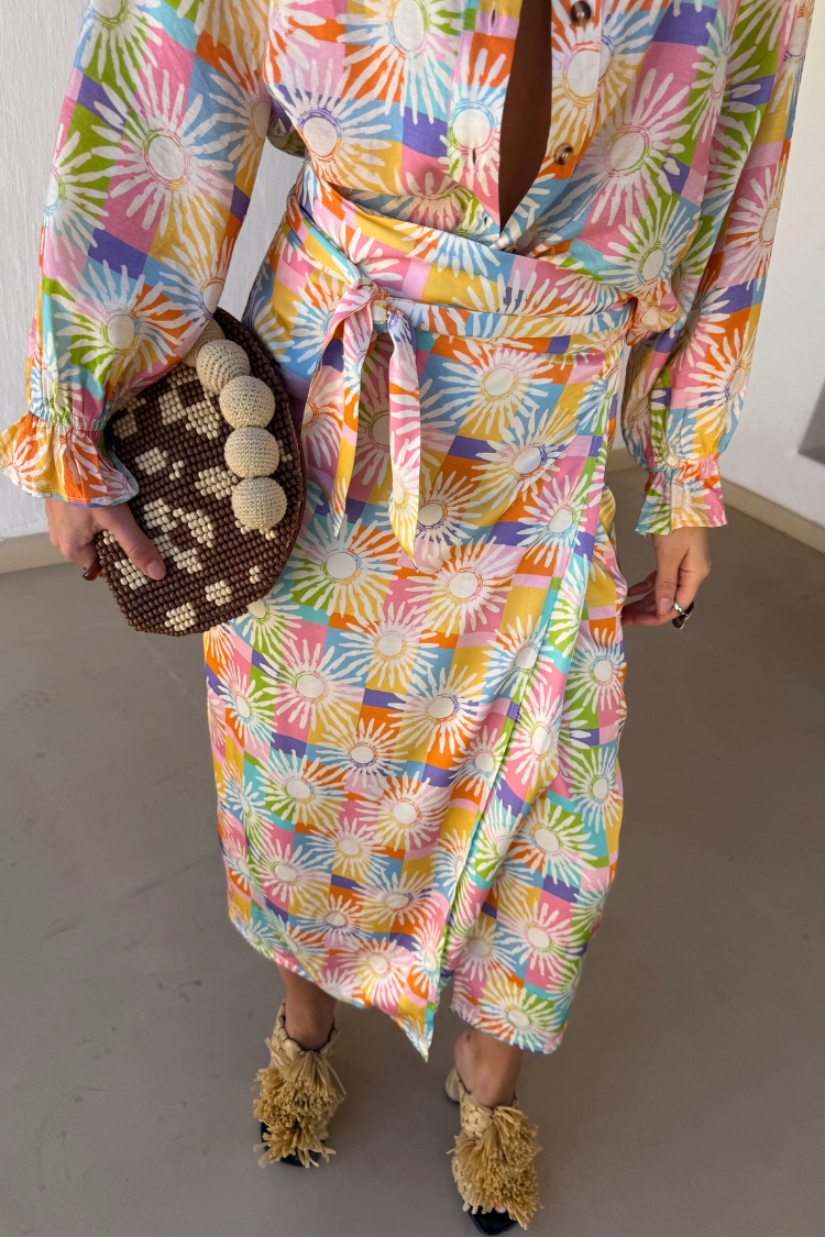 Check Sun Jaspre Skirt、mySite、solidvoid