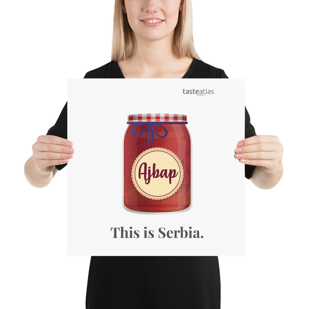 Ajvar This Is Serbia Poster (in)、mySite、camillekostekn